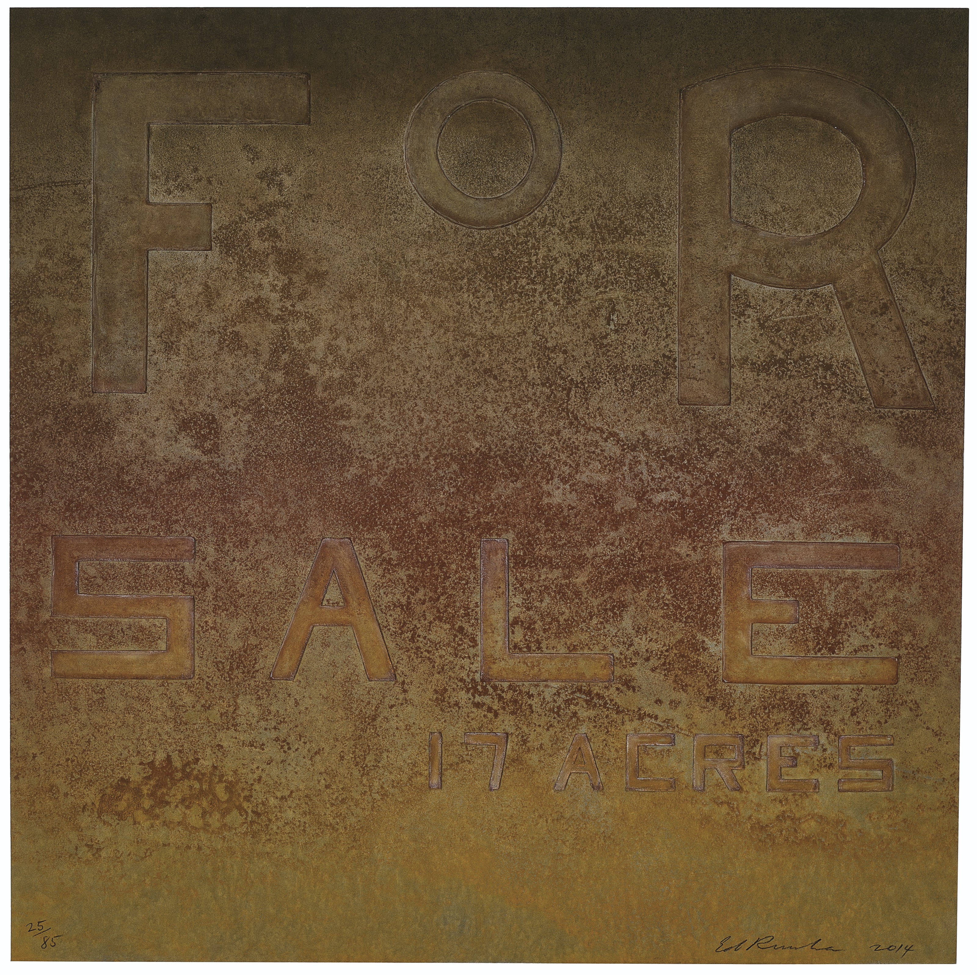 Ed Ruscha — Ржавые вывески, изображение 2
