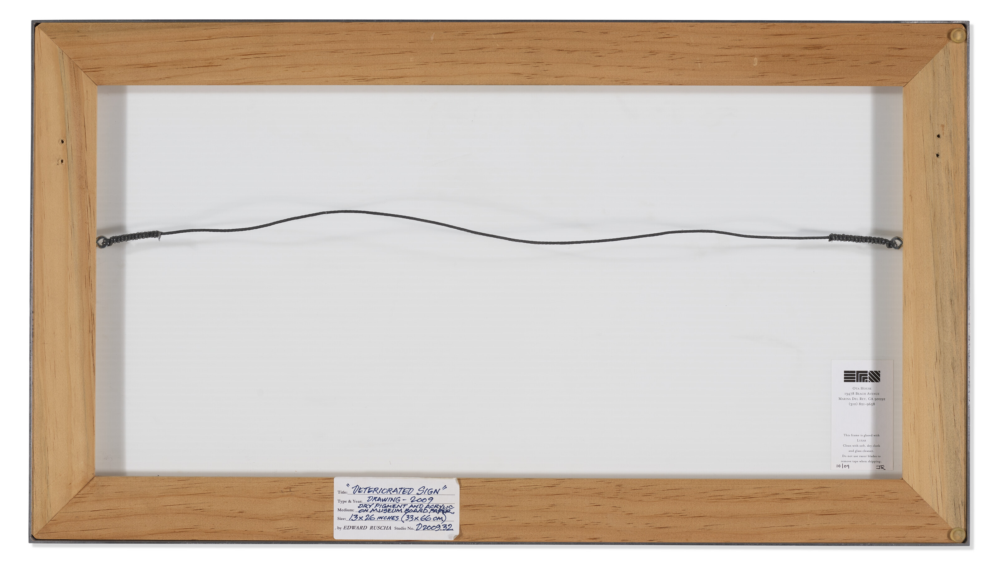 Ed Ruscha — Ухудшившийся знак, изображение 3
