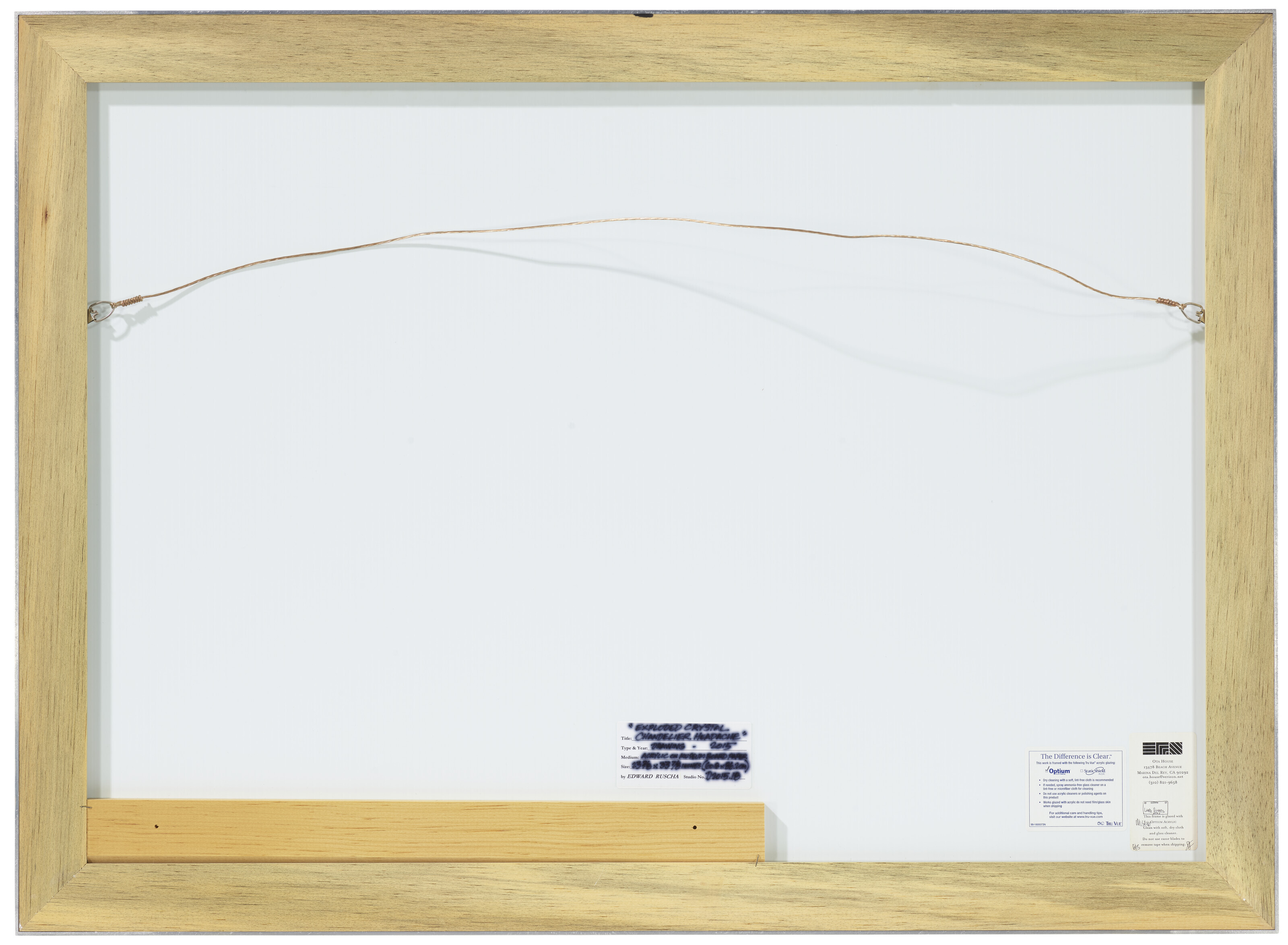 Ed Ruscha — Взорвавшаяся хрустальная люстра Вызвала головную боль, изображение 3