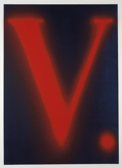 Ed Ruscha — Радиоактивный V