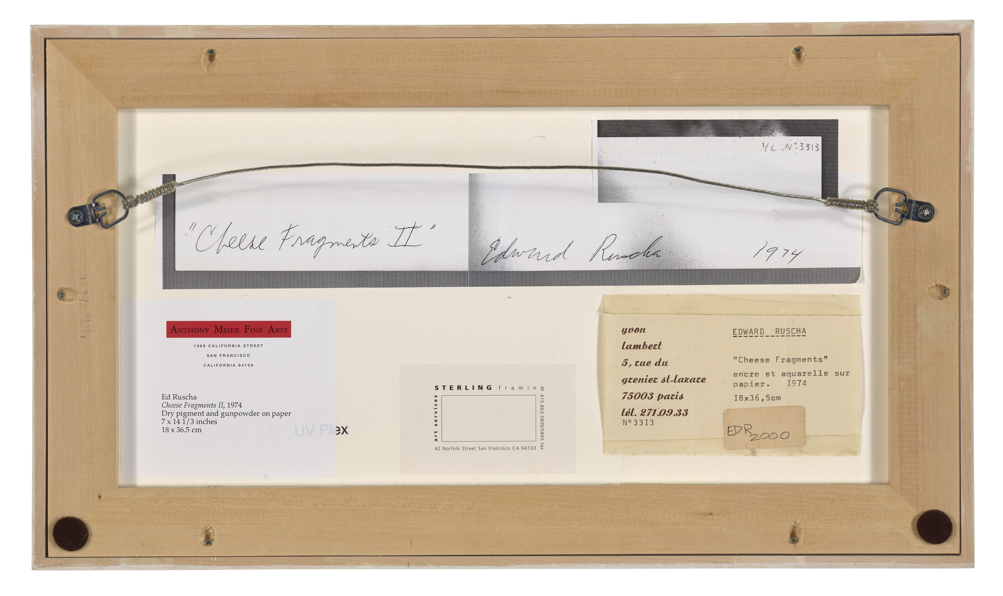 Ed Ruscha — Фрагменты сыра II, изображение 3