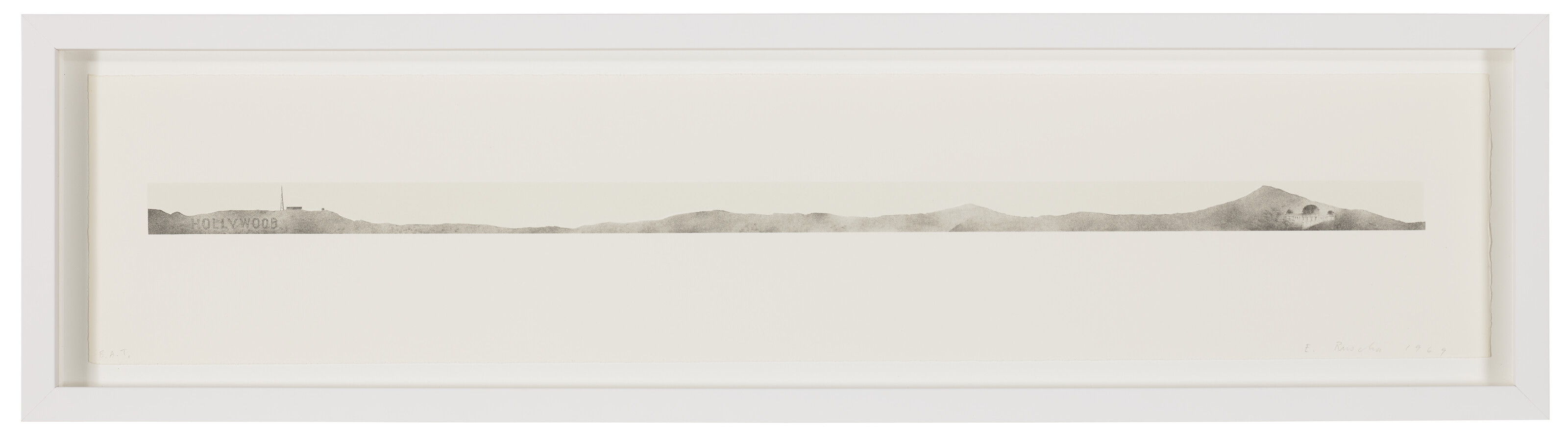 Ed Ruscha — Голливуд с обсерваторией, изображение 2
