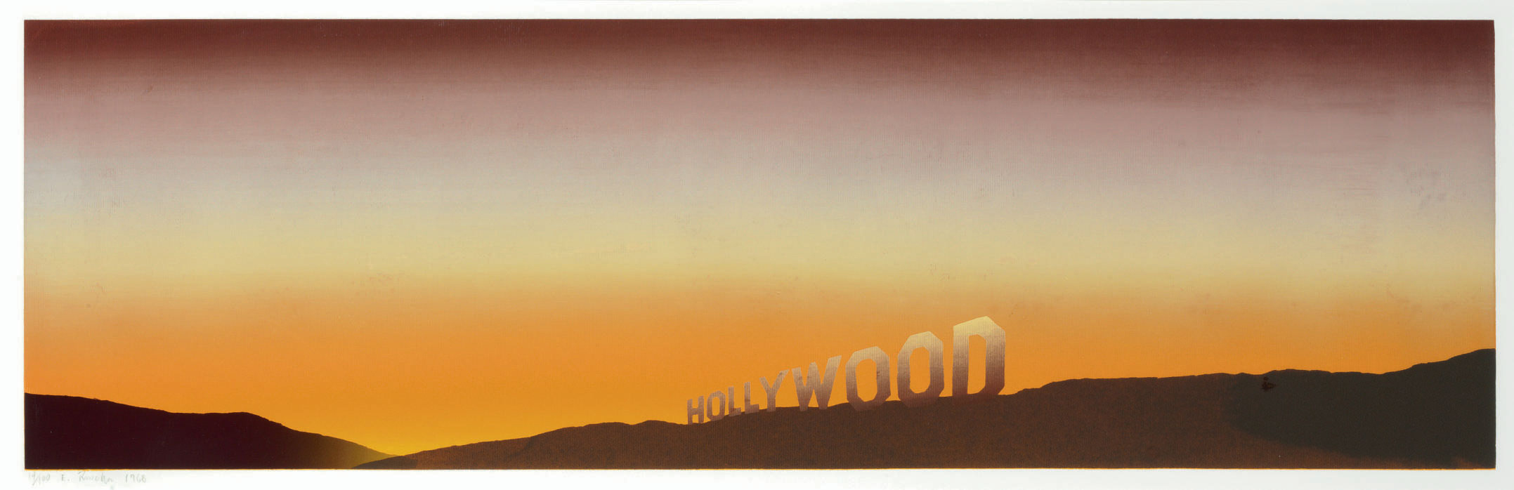 Ed Ruscha — Голливуд (Энгберг, 7)