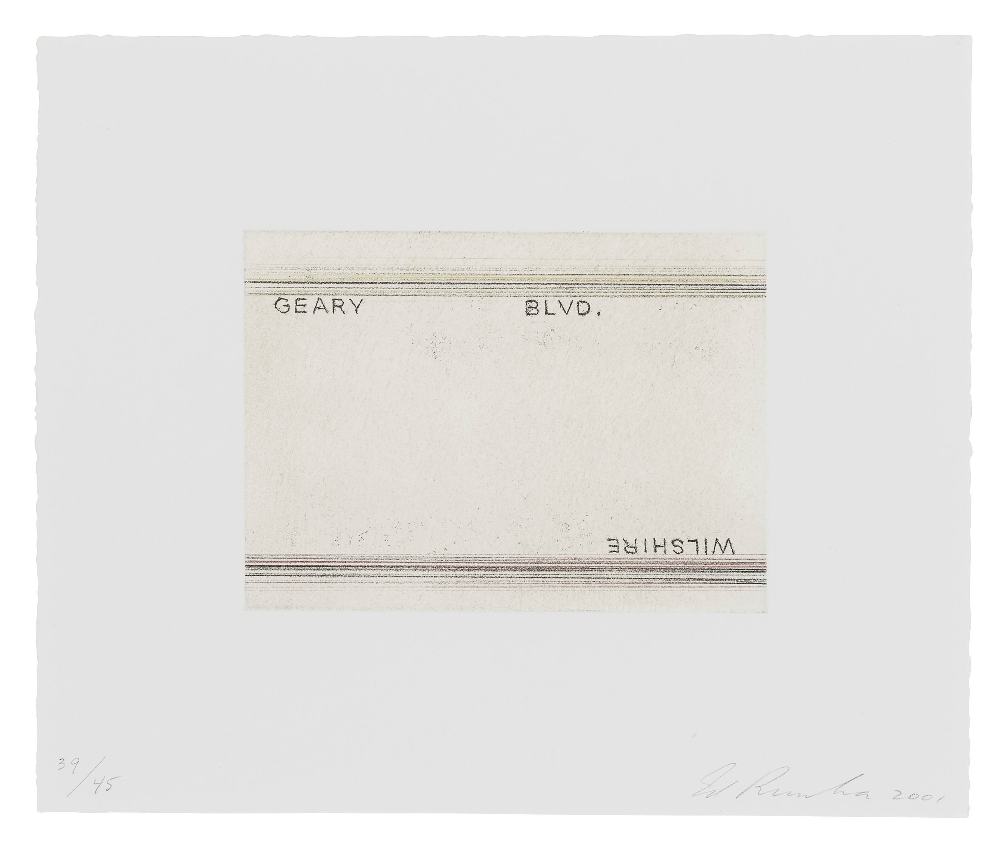Ed Ruscha — Лос-Франциско, Сан-Анджелес, изображение 2
