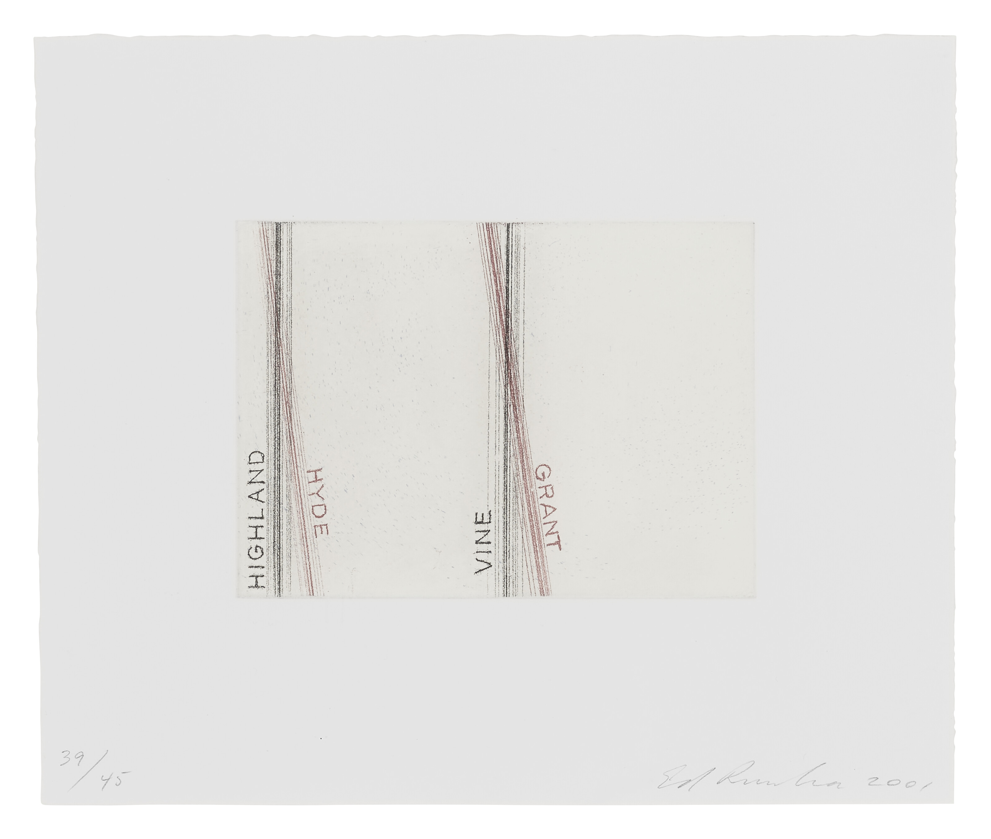Ed Ruscha — Лос-Франциско, Сан-Анджелес, изображение 3
