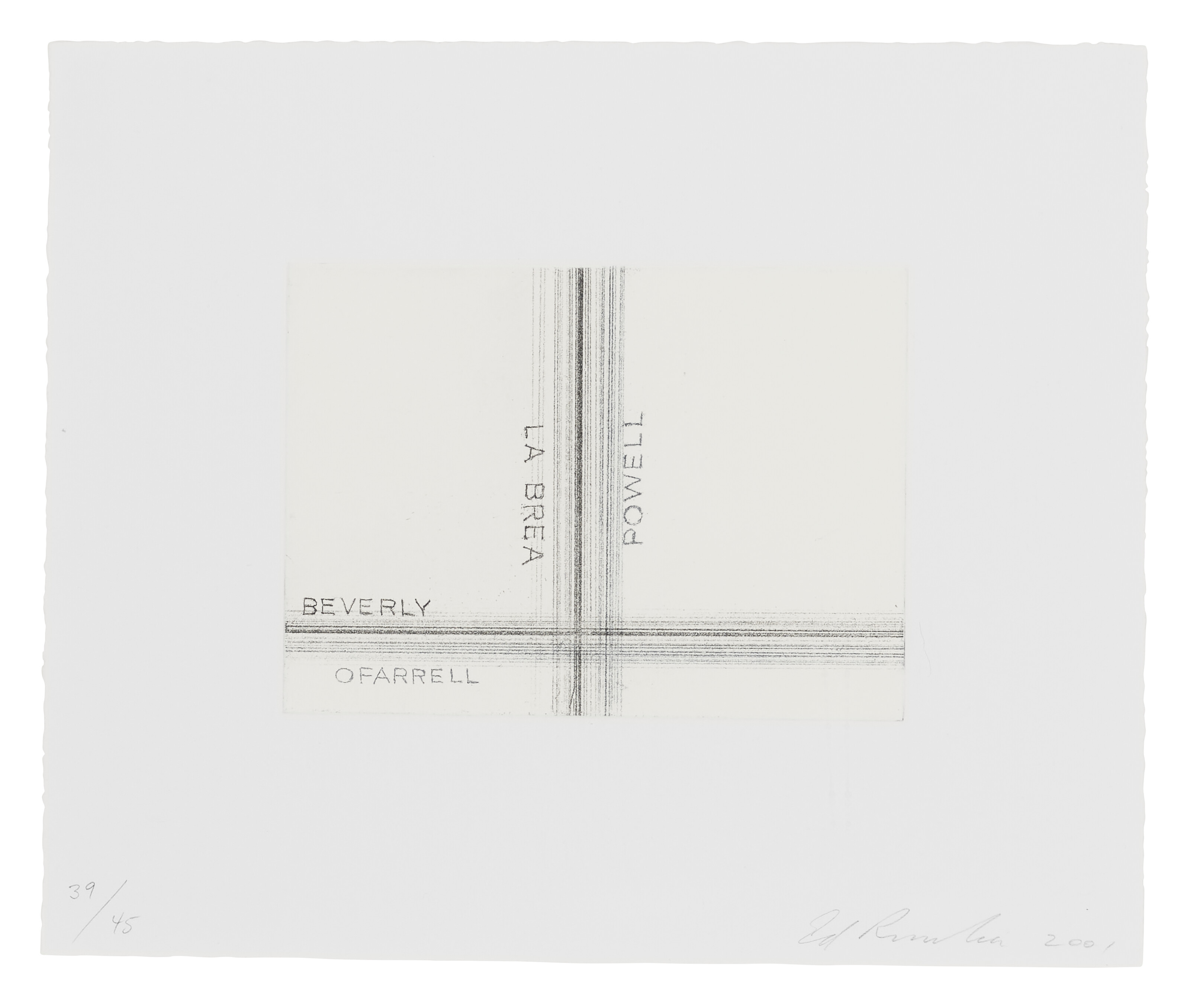 Ed Ruscha — Лос-Франциско, Сан-Анджелес, изображение 4