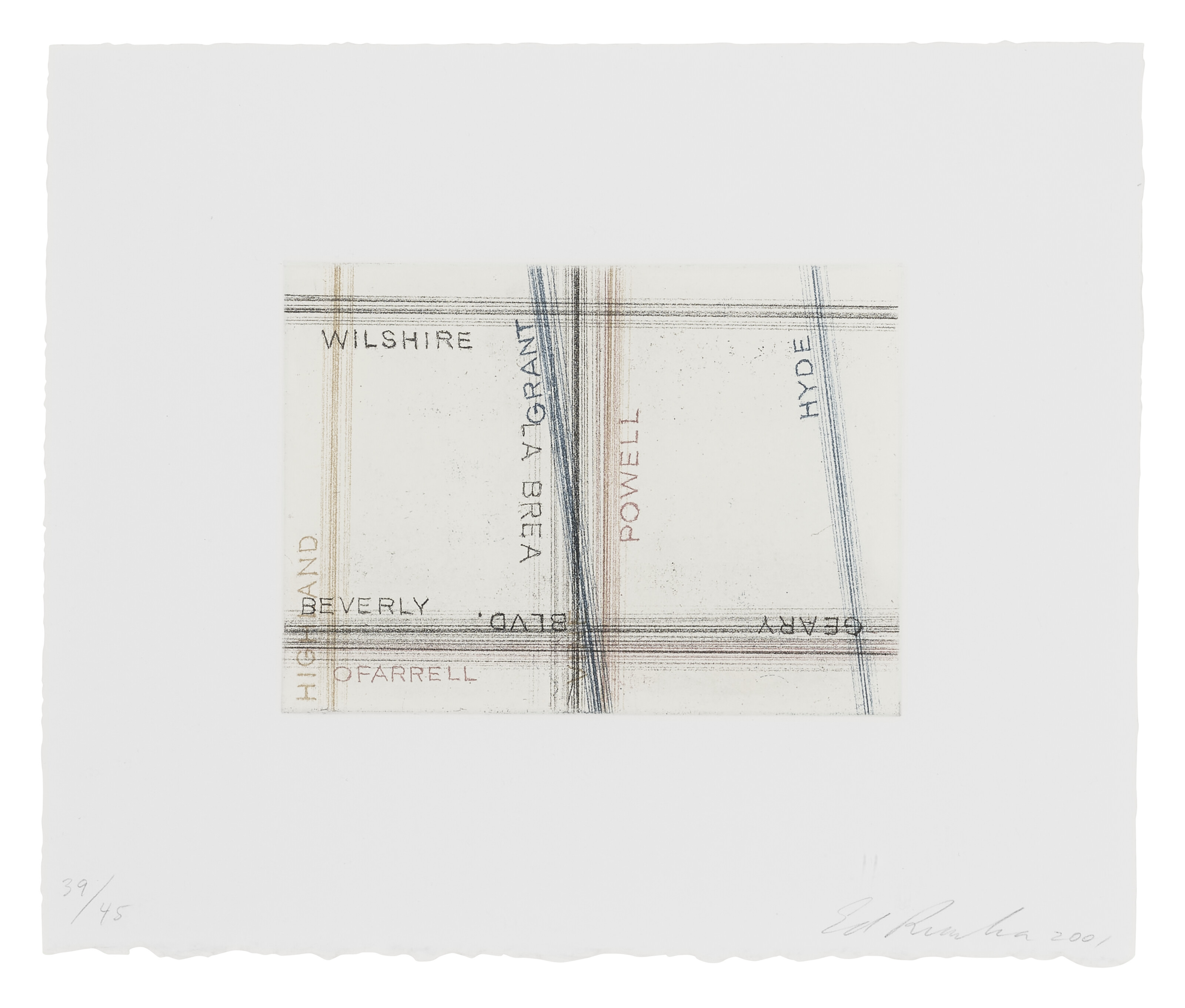 Ed Ruscha — Лос-Франциско, Сан-Анджелес, изображение 7