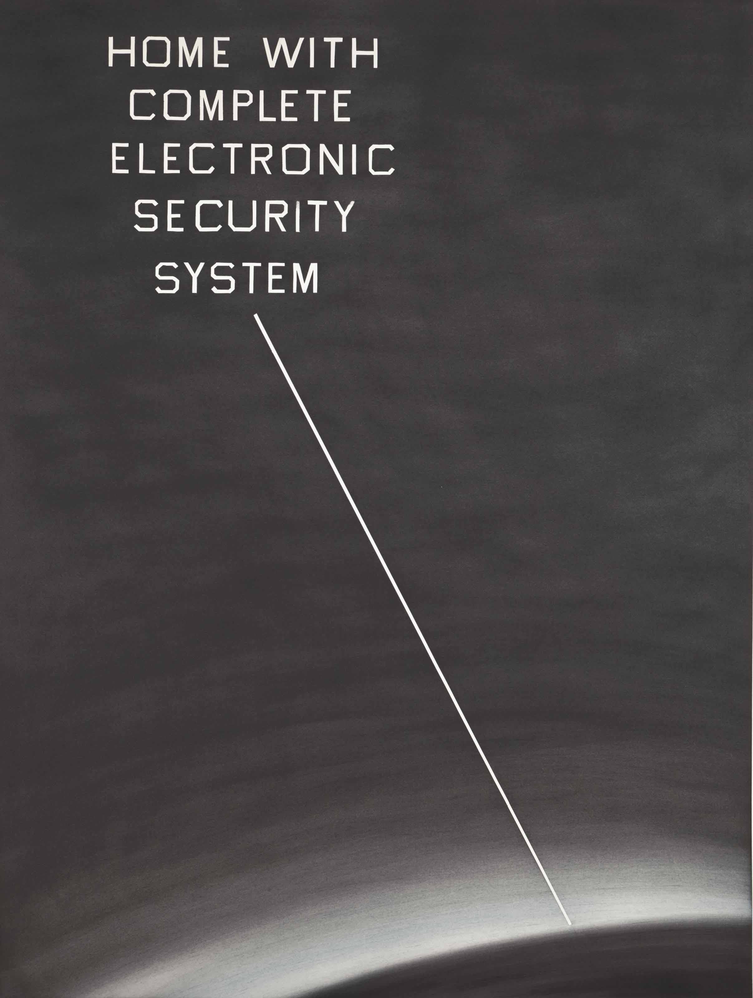 Ed Ruscha — Дом с полной электронной системой безопасности, изображение 2