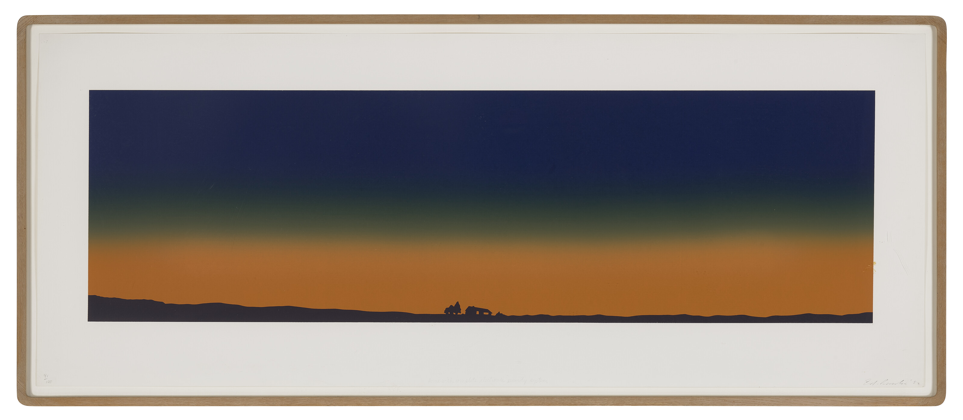 Ed Ruscha — Дом с полной электронной системой безопасности, изображение 2
