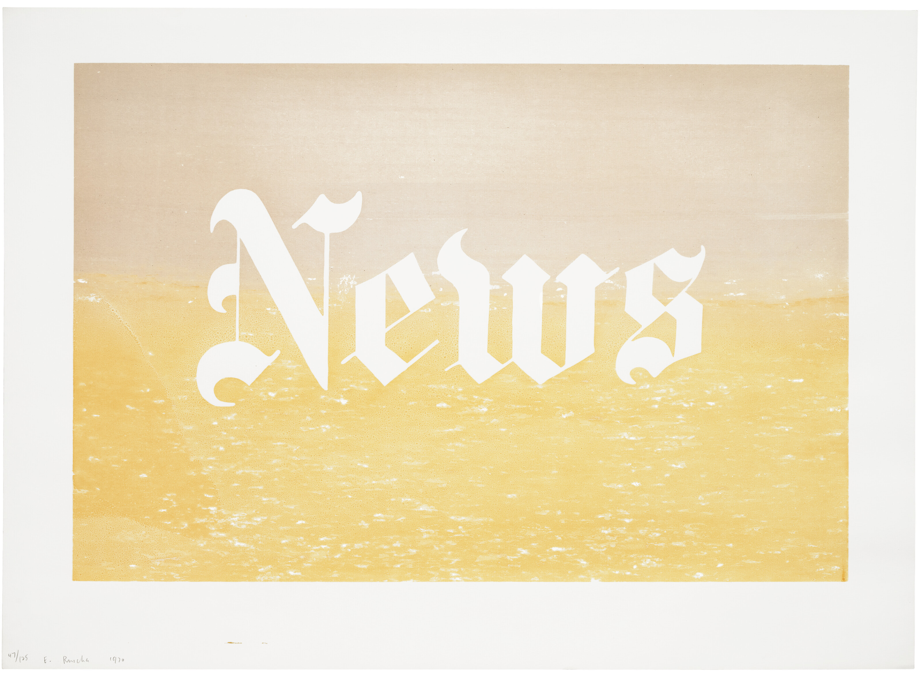 Ed Ruscha — Новости, Конюшни, Скамьи, Пиво, рагу и сборы, изображение 2