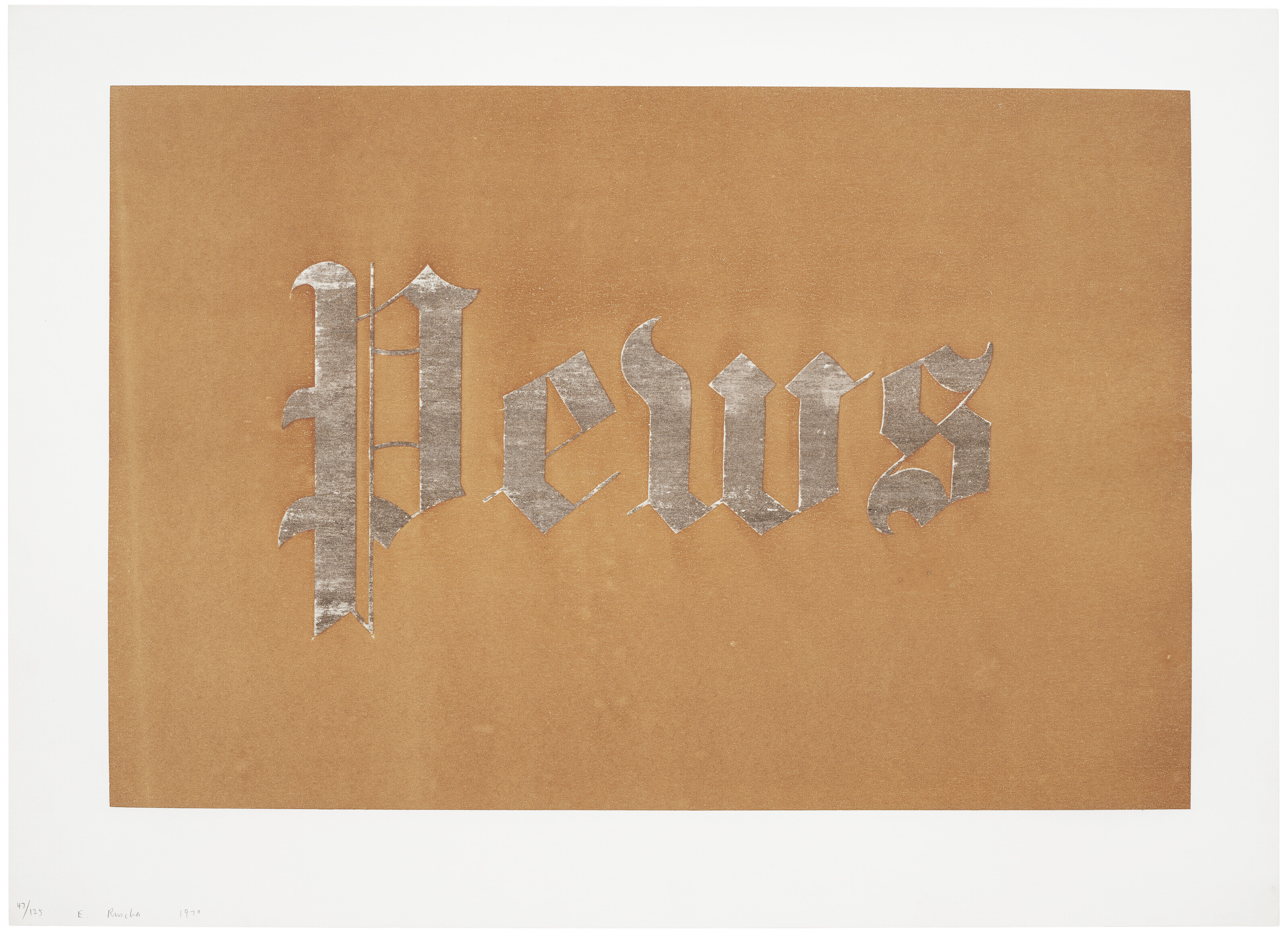 Ed Ruscha — Новости, Конюшни, Скамьи, Пиво, рагу и сборы, изображение 4