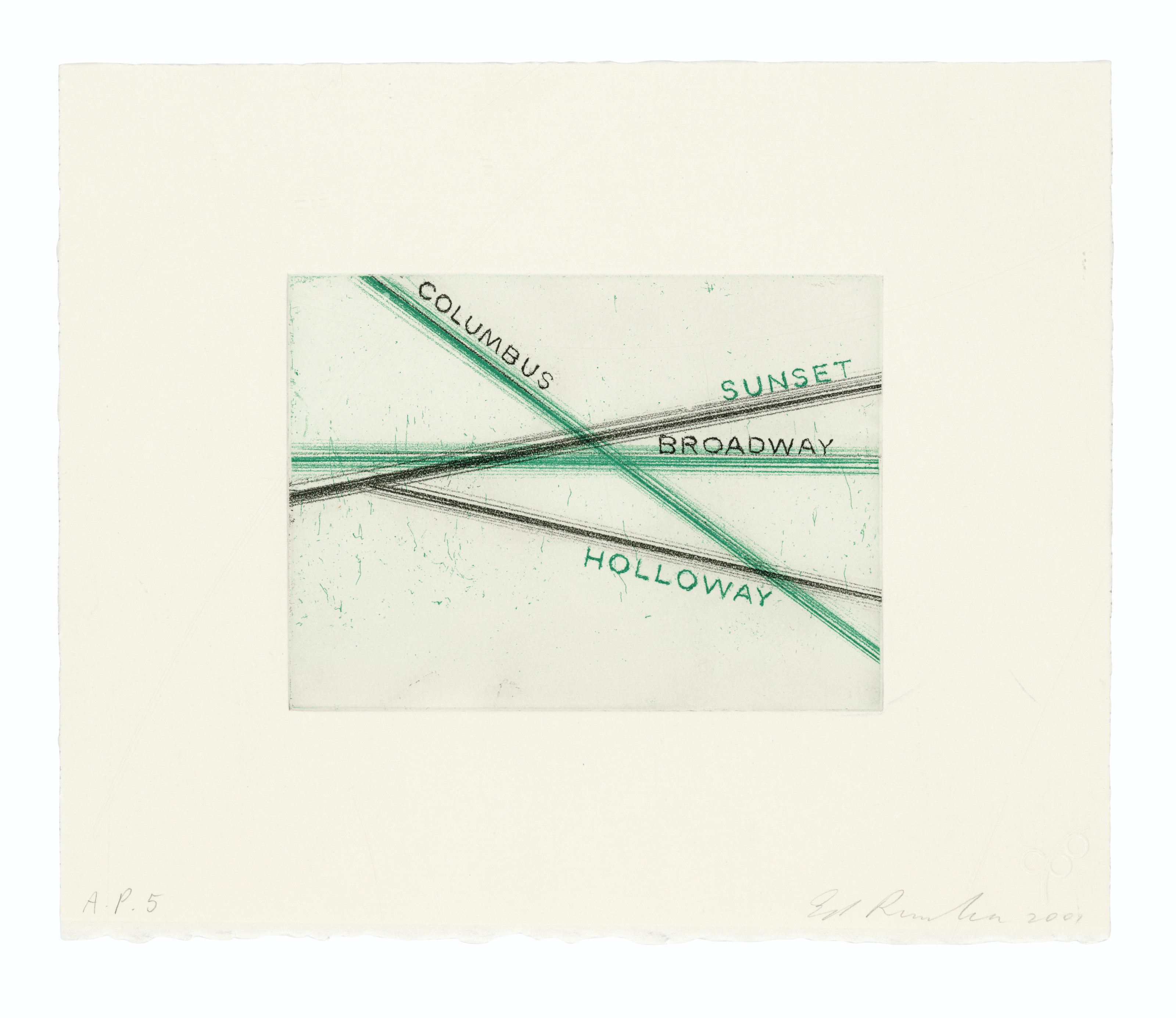 Ed Ruscha — Лос-Франциско, Сан-Анджелес, изображение 2