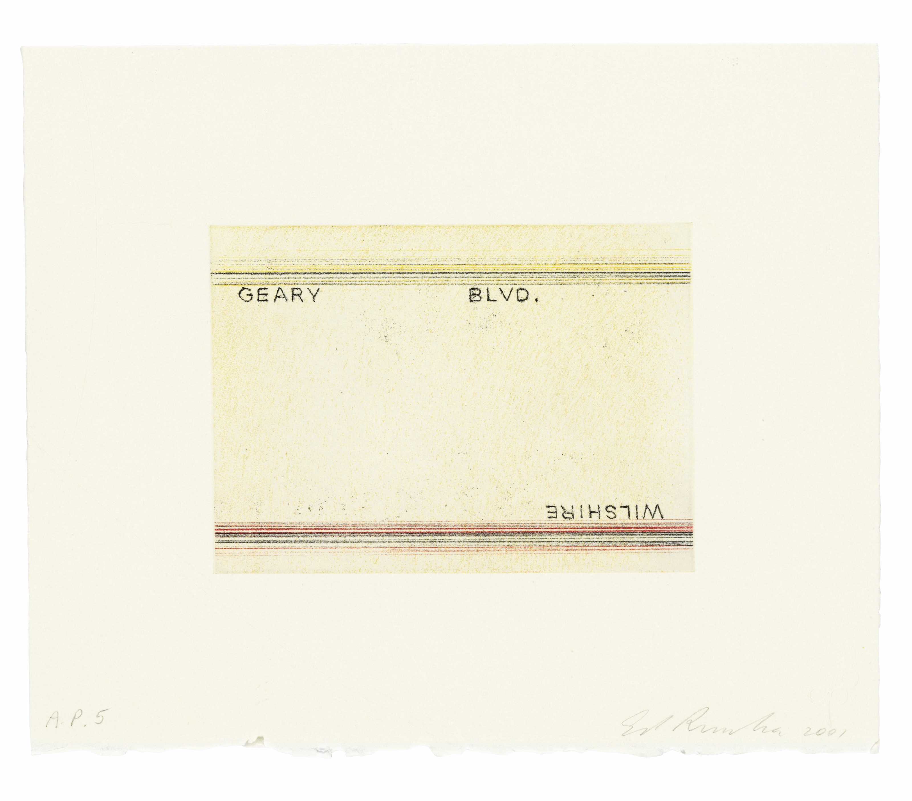 Ed Ruscha — Лос-Франциско, Сан-Анджелес, изображение 3