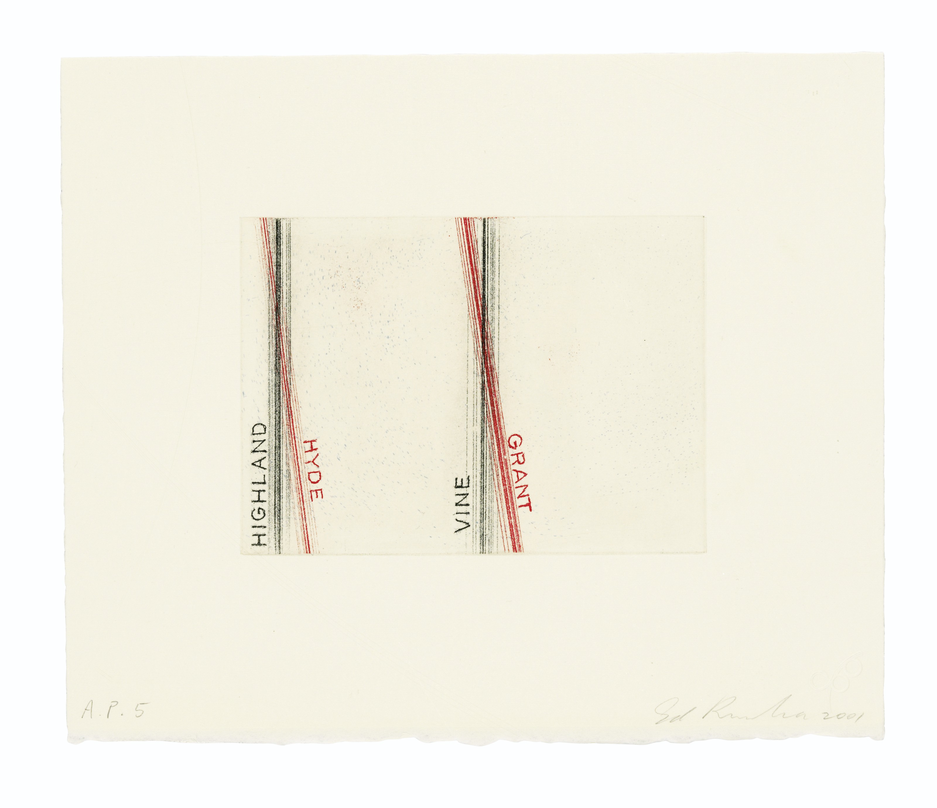 Ed Ruscha — Лос-Франциско, Сан-Анджелес, изображение 5