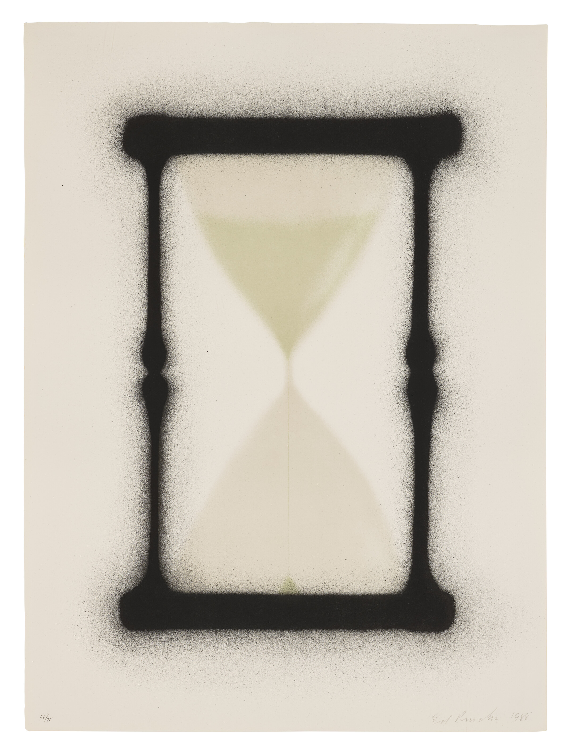 Ed Ruscha — Reloj de Arena, из калифорнийского портфолио