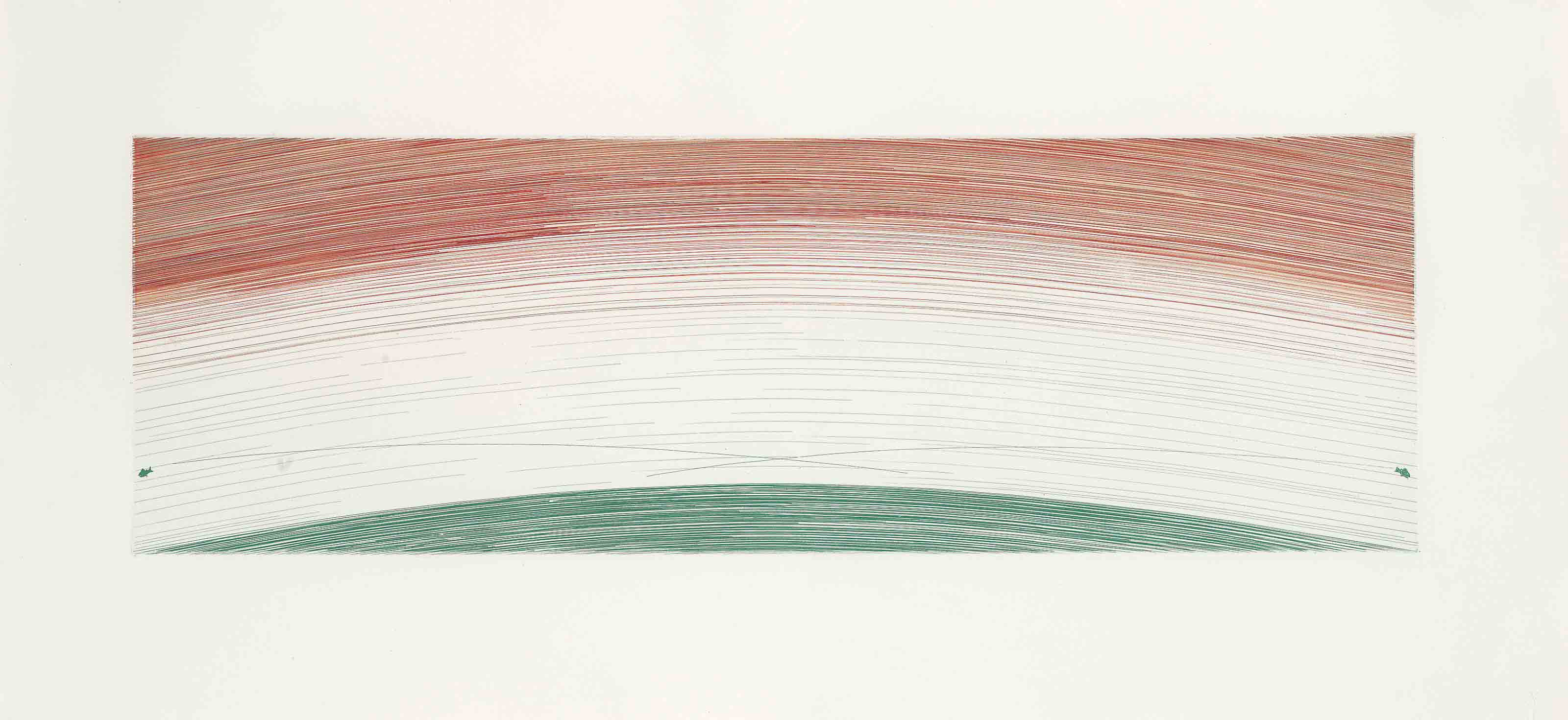 Ed Ruscha — Две прыгающие рыбки (E. 114)