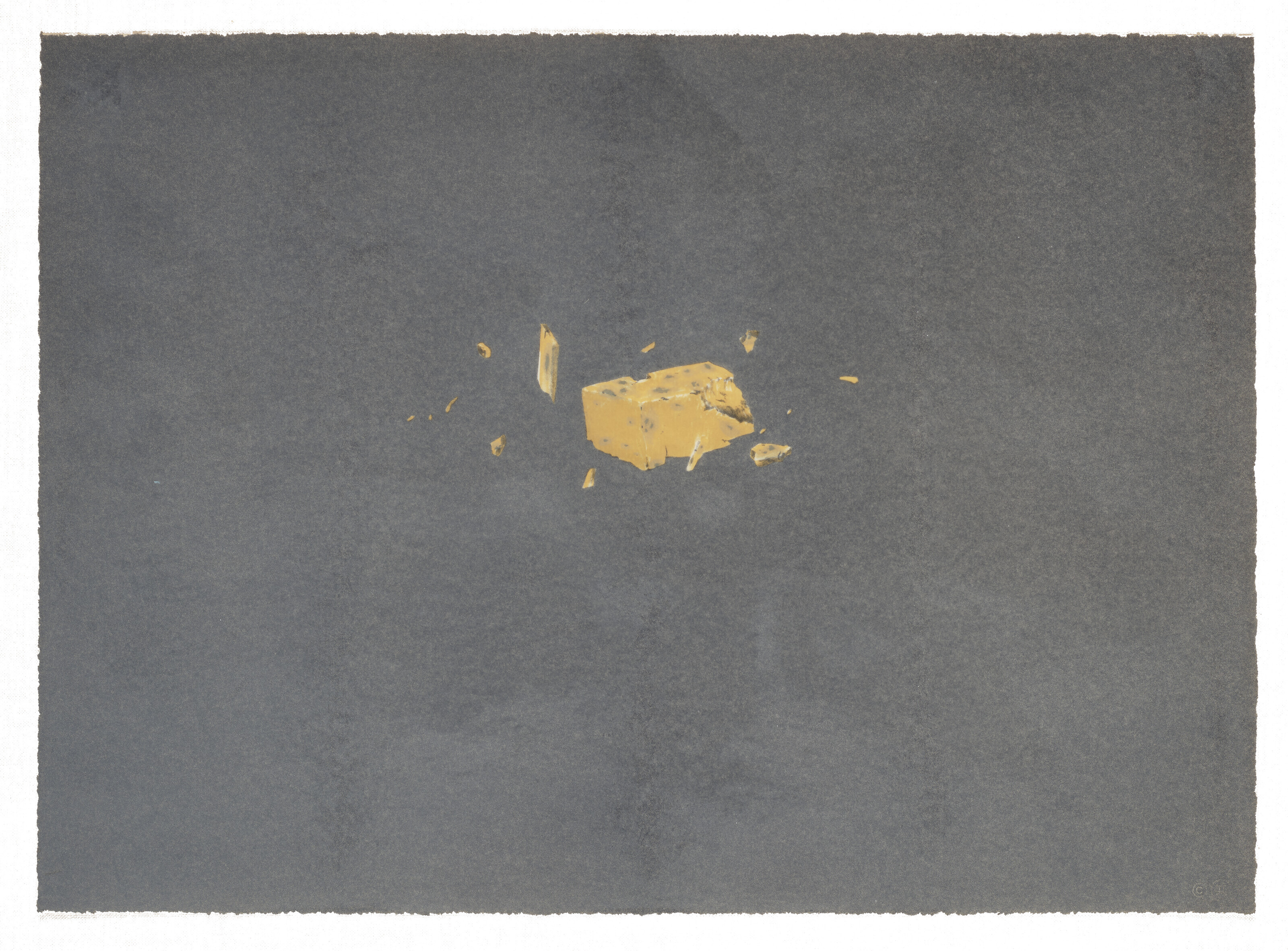 Ed Ruscha — Взрывающийся сыр, приготовленный из различных сортов сыра