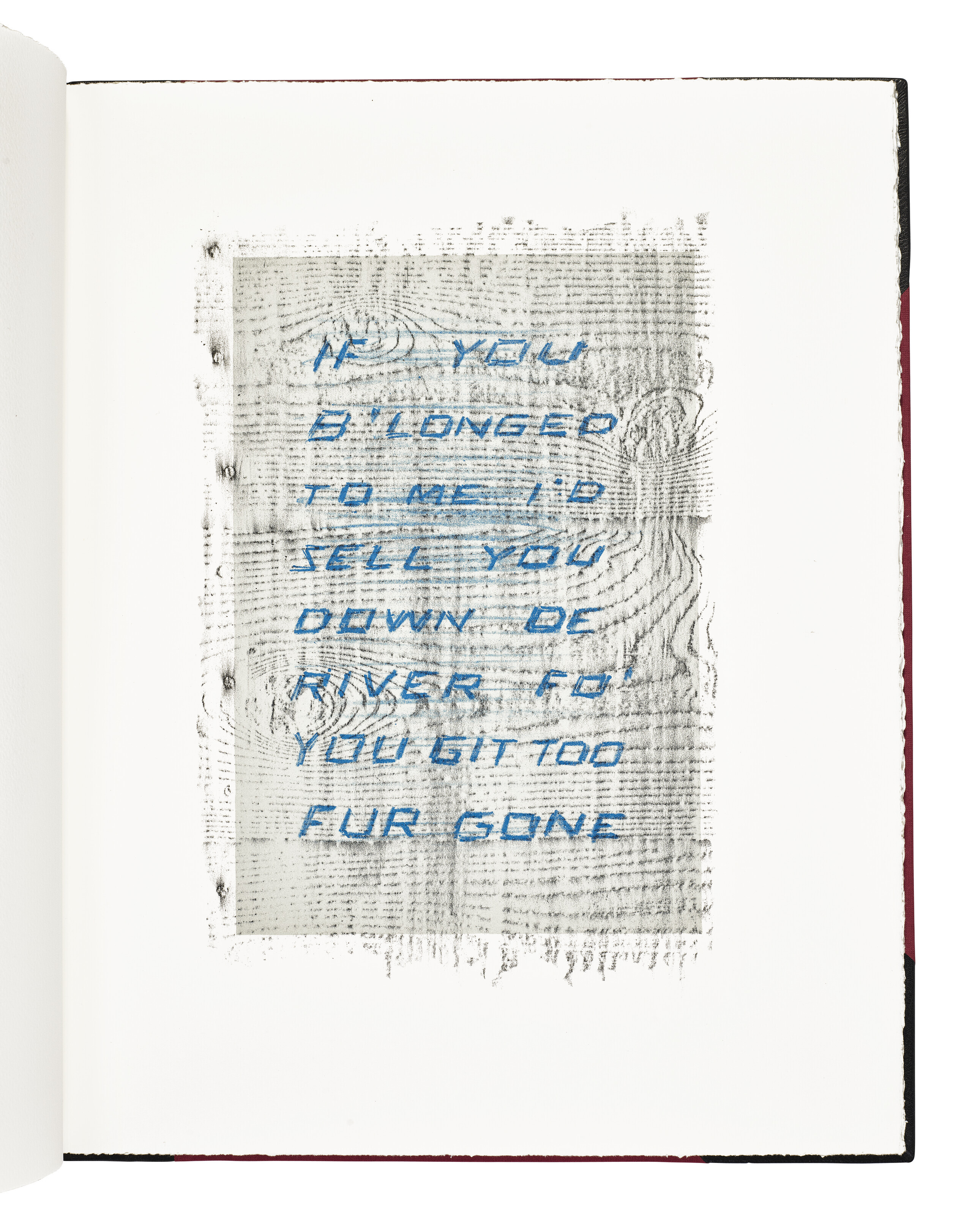 Ed Ruscha — Изречения Марка Твена "Тупоголовый Уилсон", изображение 2