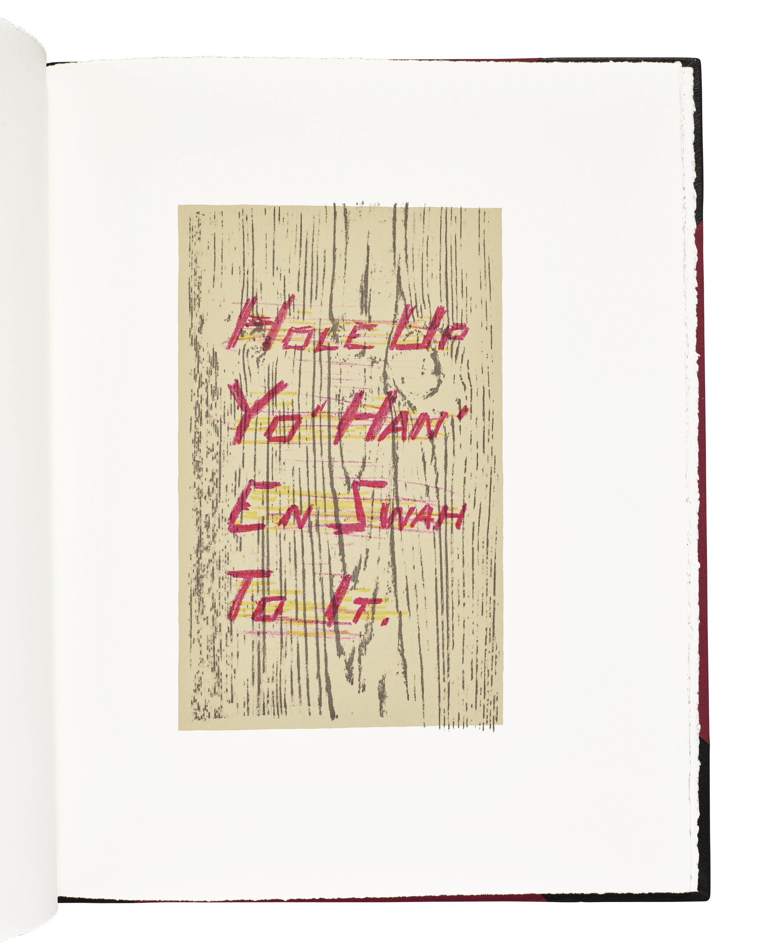 Ed Ruscha — Изречения Марка Твена "Тупоголовый Уилсон", изображение 11