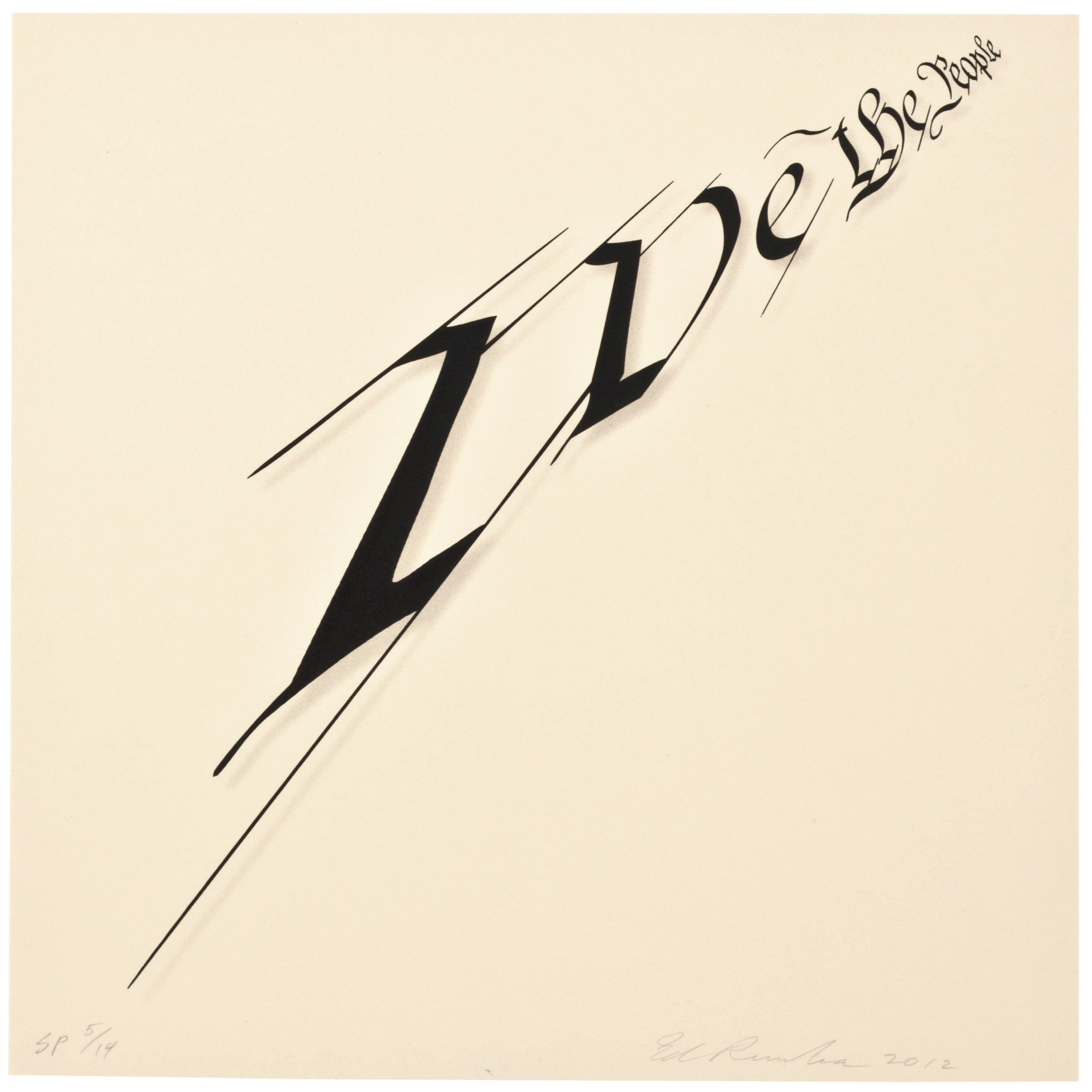 Ed Ruscha — Мы, люди искусства, выступаем за Обаму