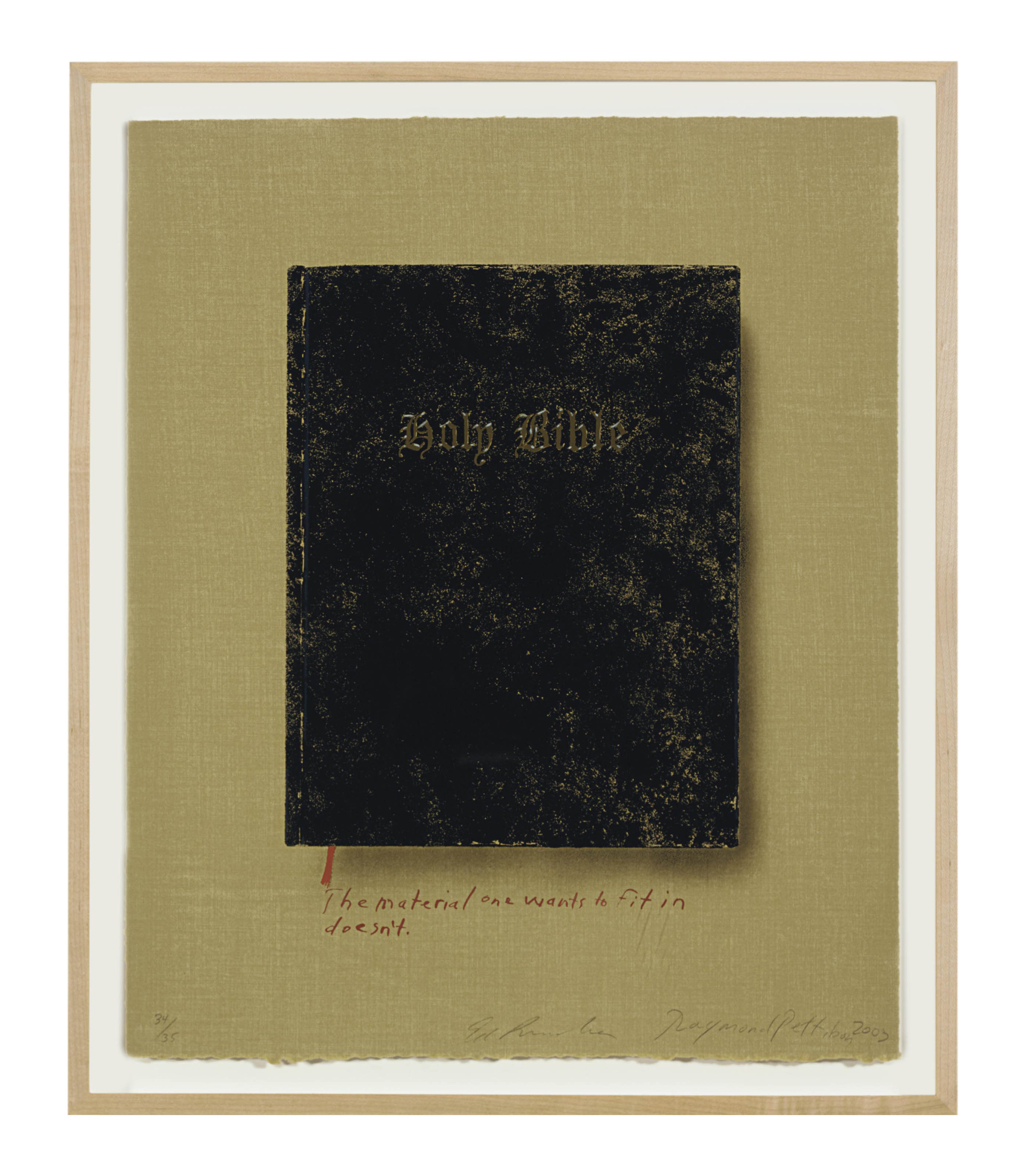 Ed Ruscha — Святая Библия