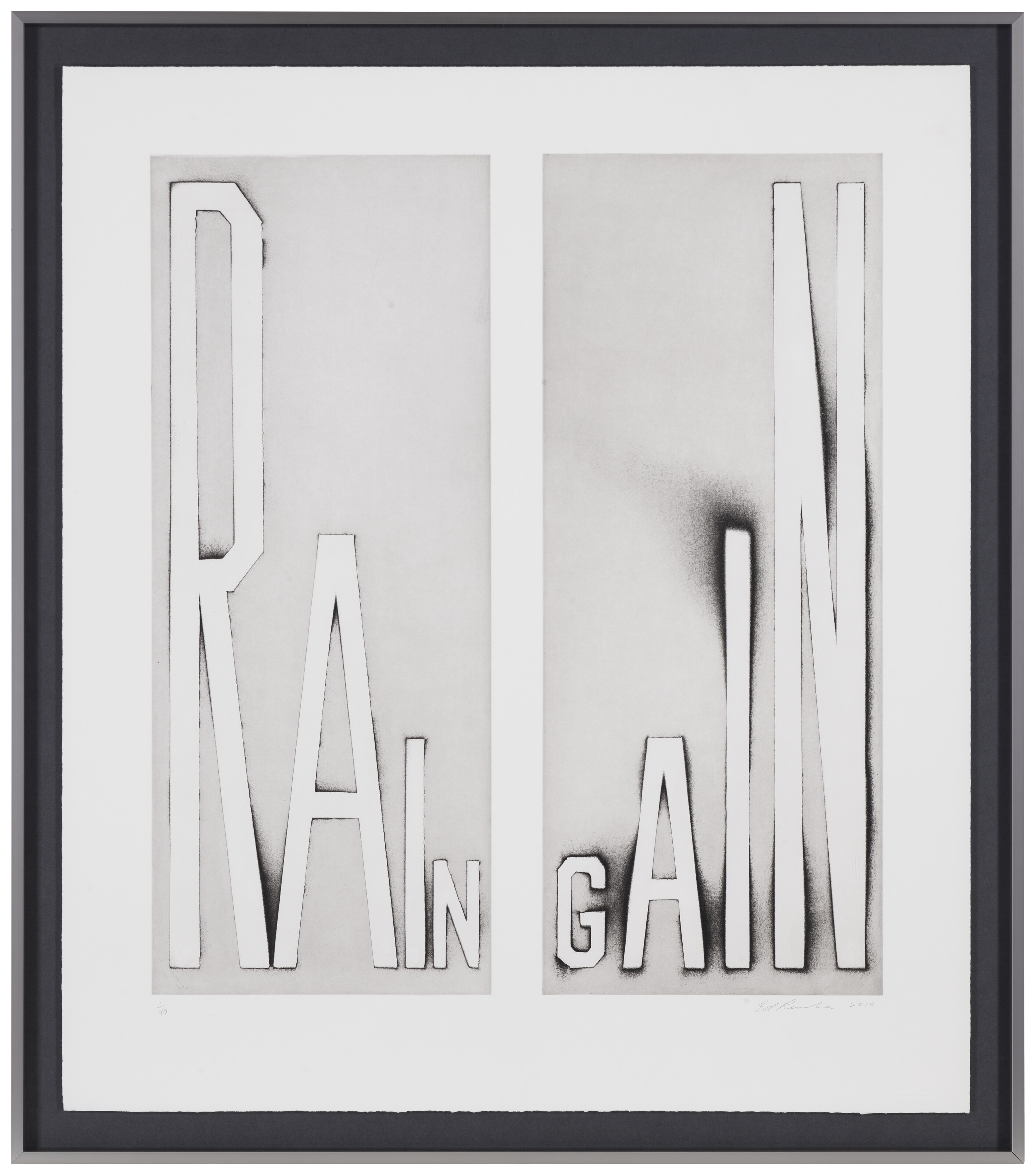 Ed Ruscha — Усиление дождя, изображение 2