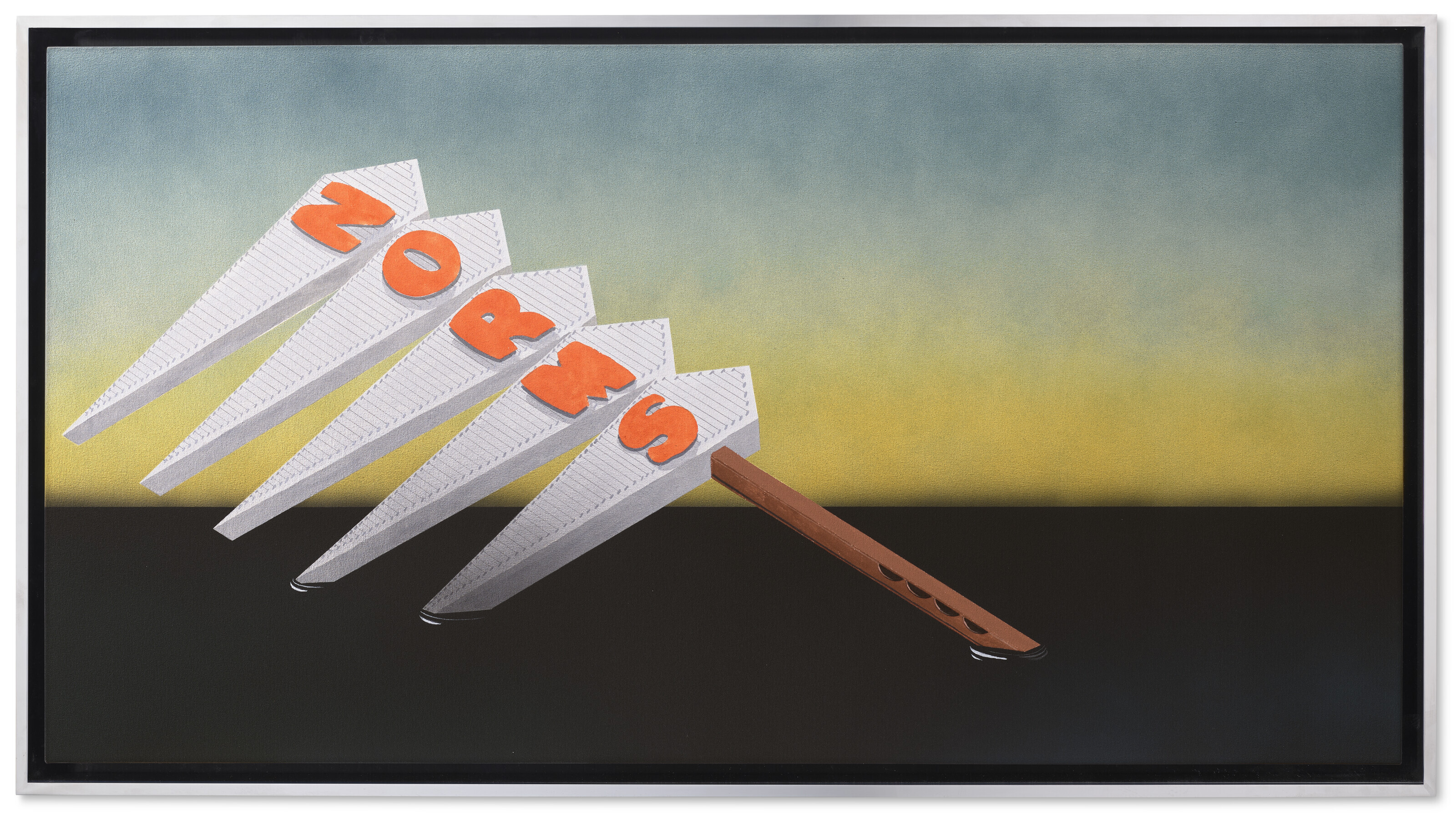 Ed Ruscha — Ла Сьенега Нормы тонет в нефтехимическом болоте, изображение 2