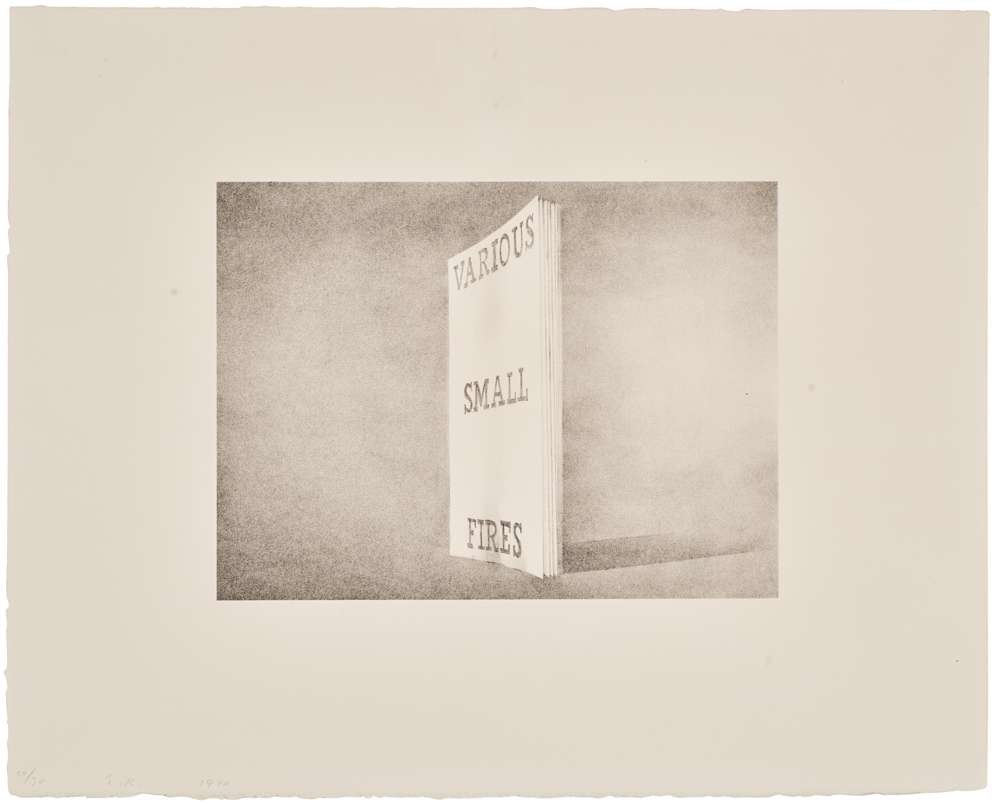 Ed Ruscha — Различные небольшие пожары, начиная с обложек книг