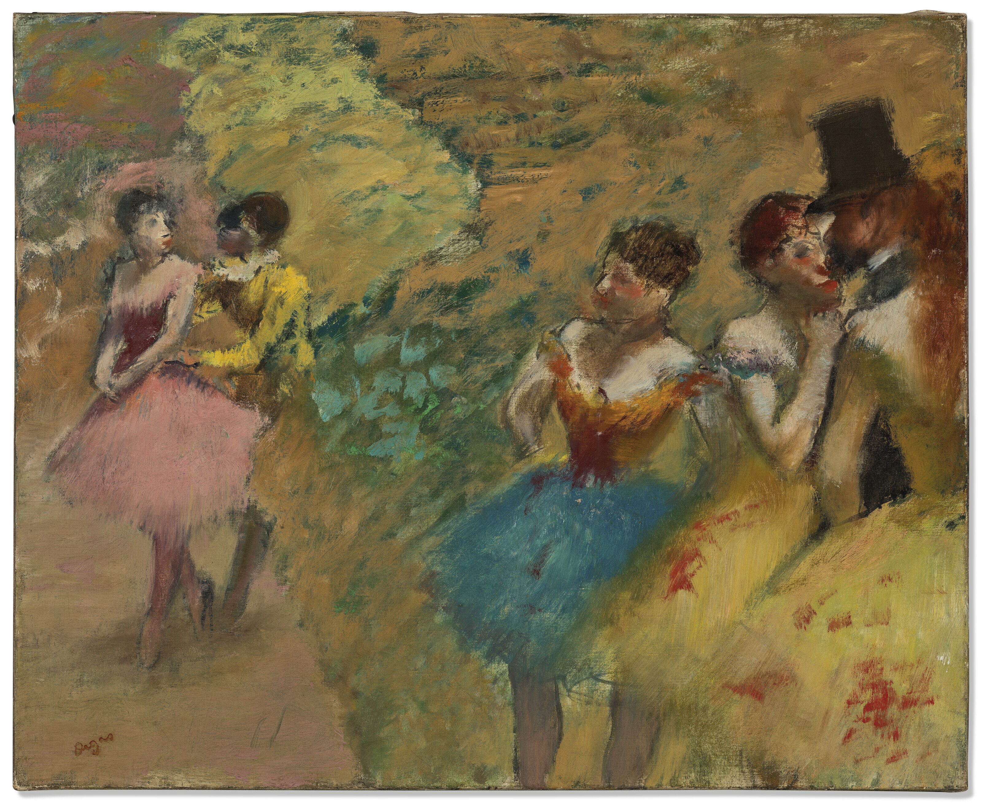 Edgar Degas — Танцовщицы (Кулисы оперы), изображение 3
