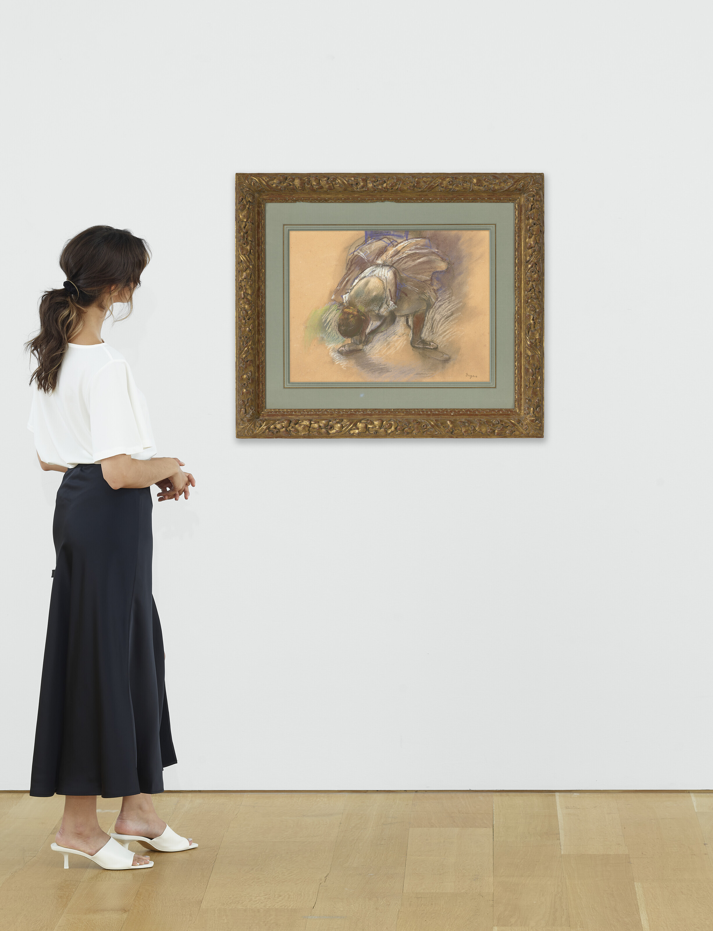 Edgar Degas — Танцовщица радуется сыну Шоссона., изображение 3