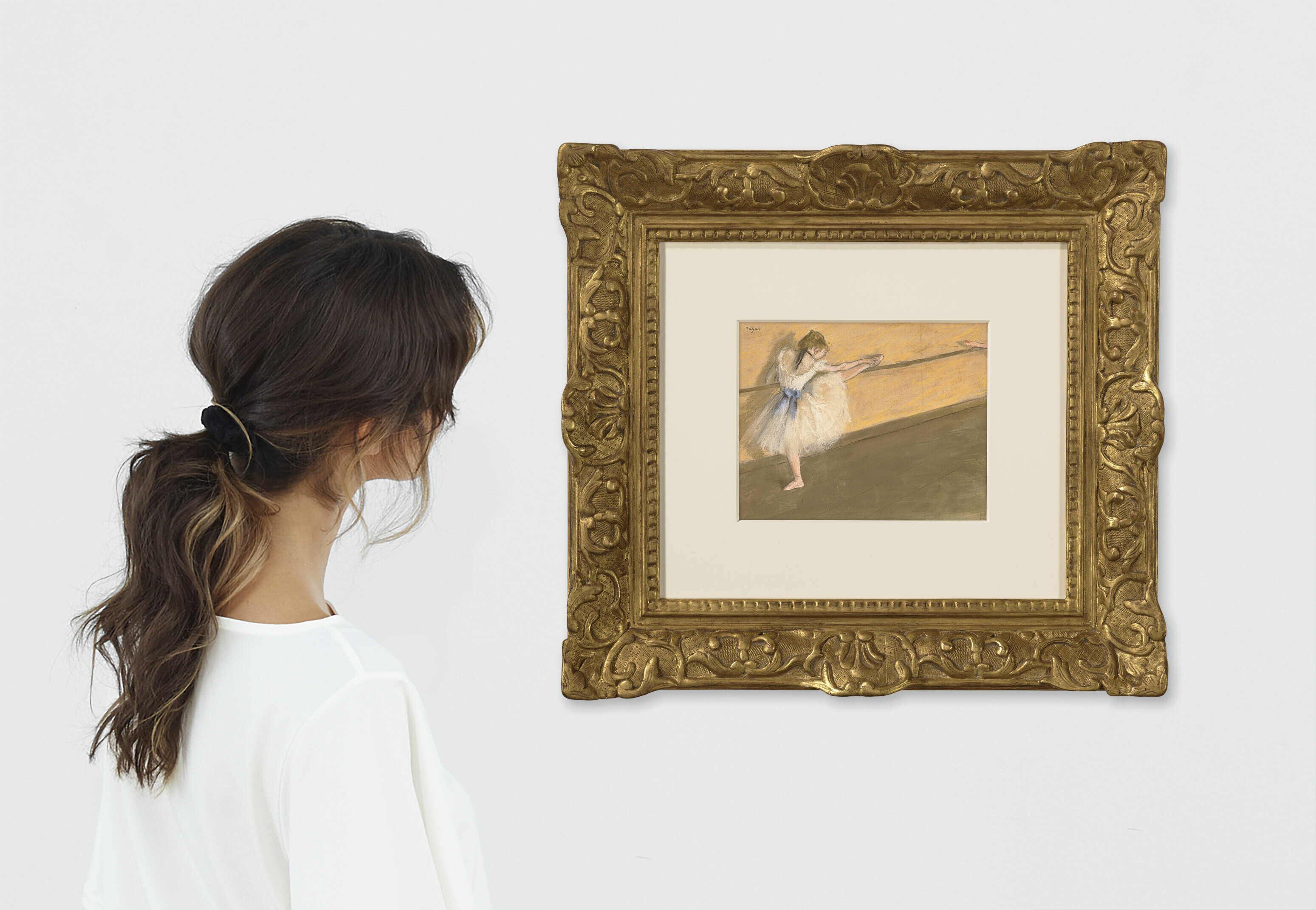 Edgar Degas — Танцовщица у станка, изображение 4