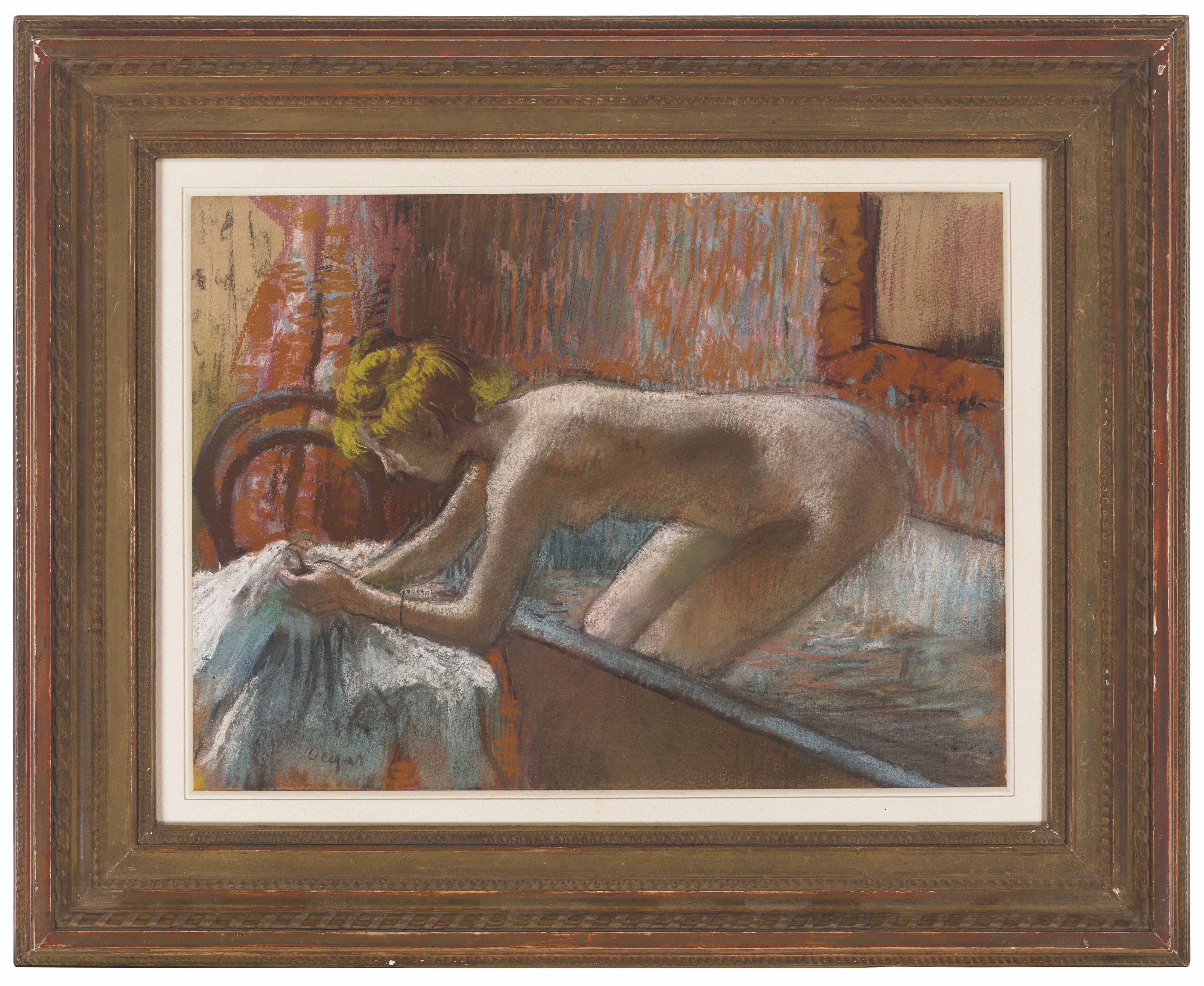 Edgar Degas — Женщина-сортировщица в бэйне, изображение 2