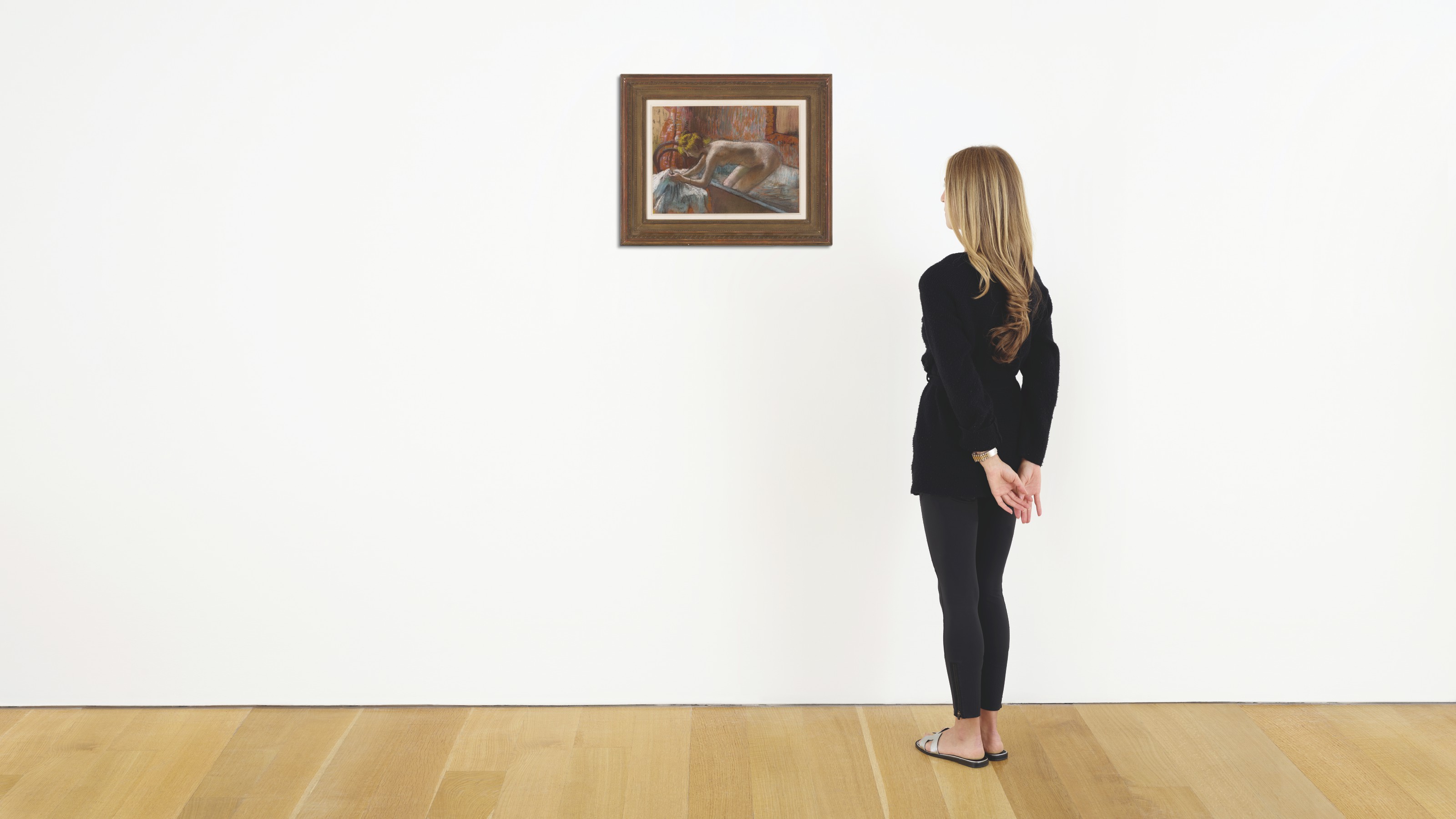 Edgar Degas — Женщина-сортировщица в бэйне, изображение 3