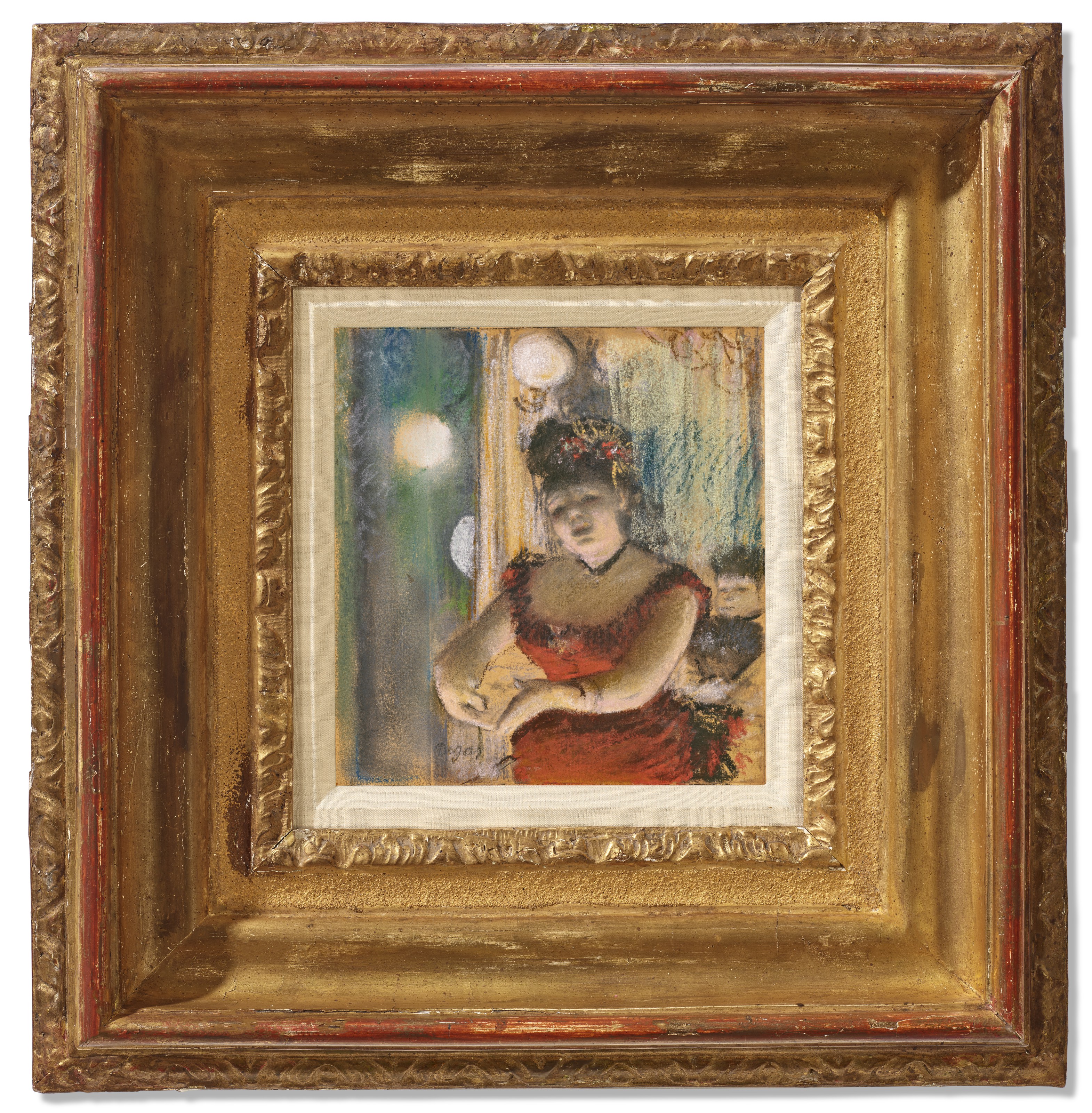 Edgar Degas — Концерт певицы в кафе, изображение 2