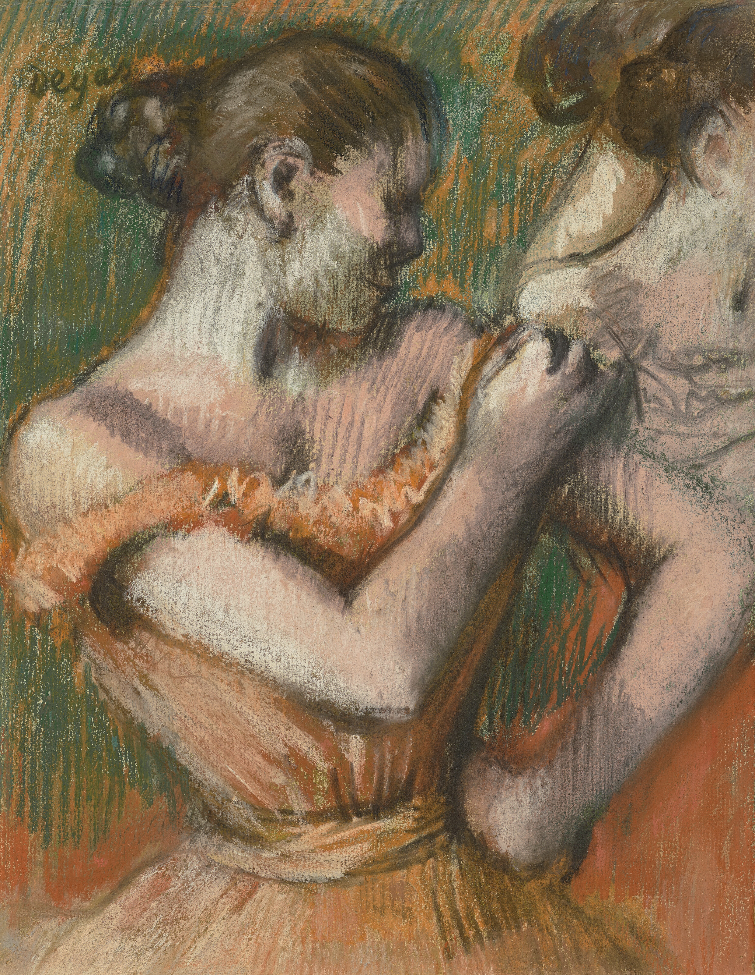 Edgar Degas — Танцовщица из "ми-корп", верный сын эполетты, изображение 1