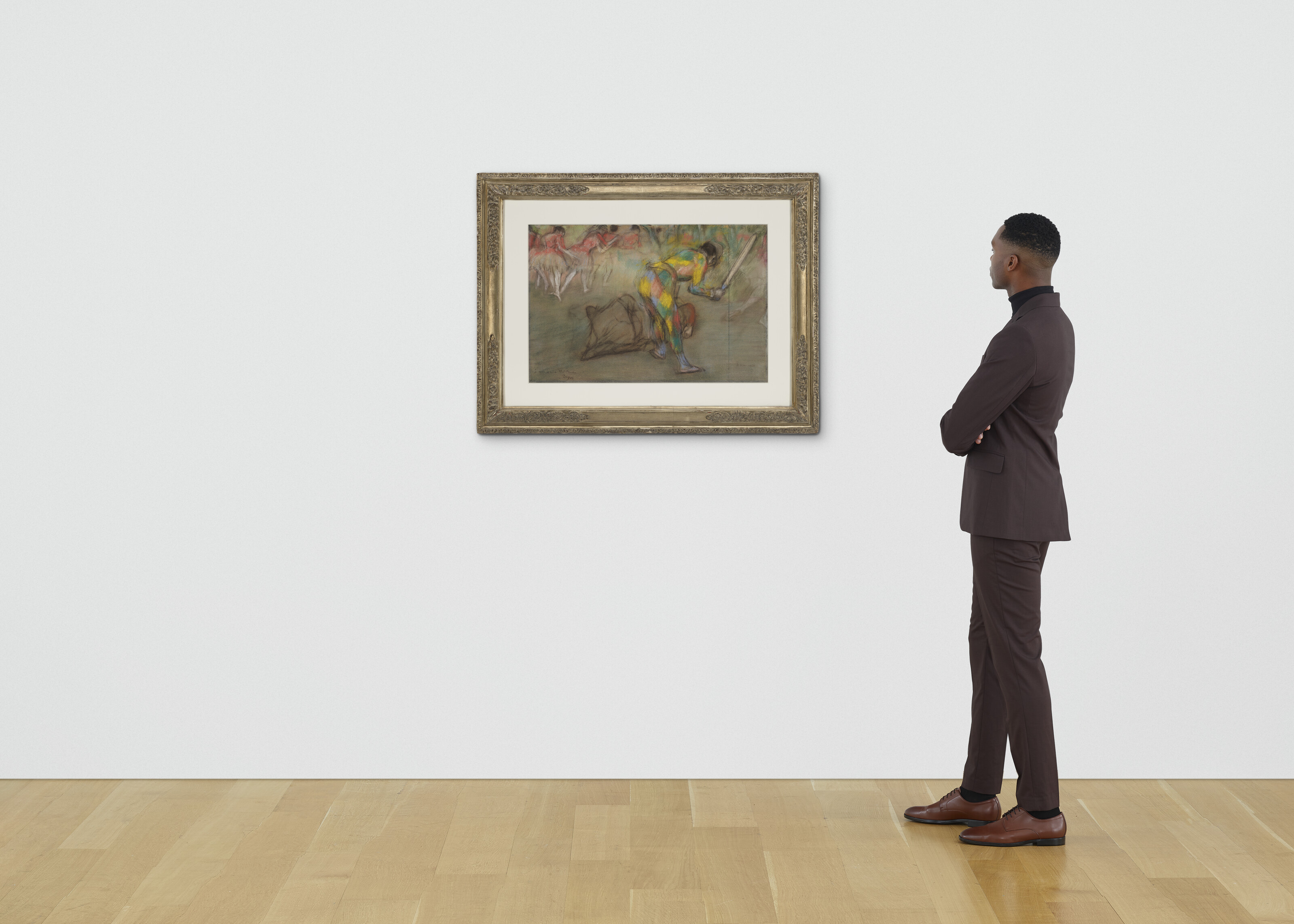 Edgar Degas — Арлекин, изображение 4