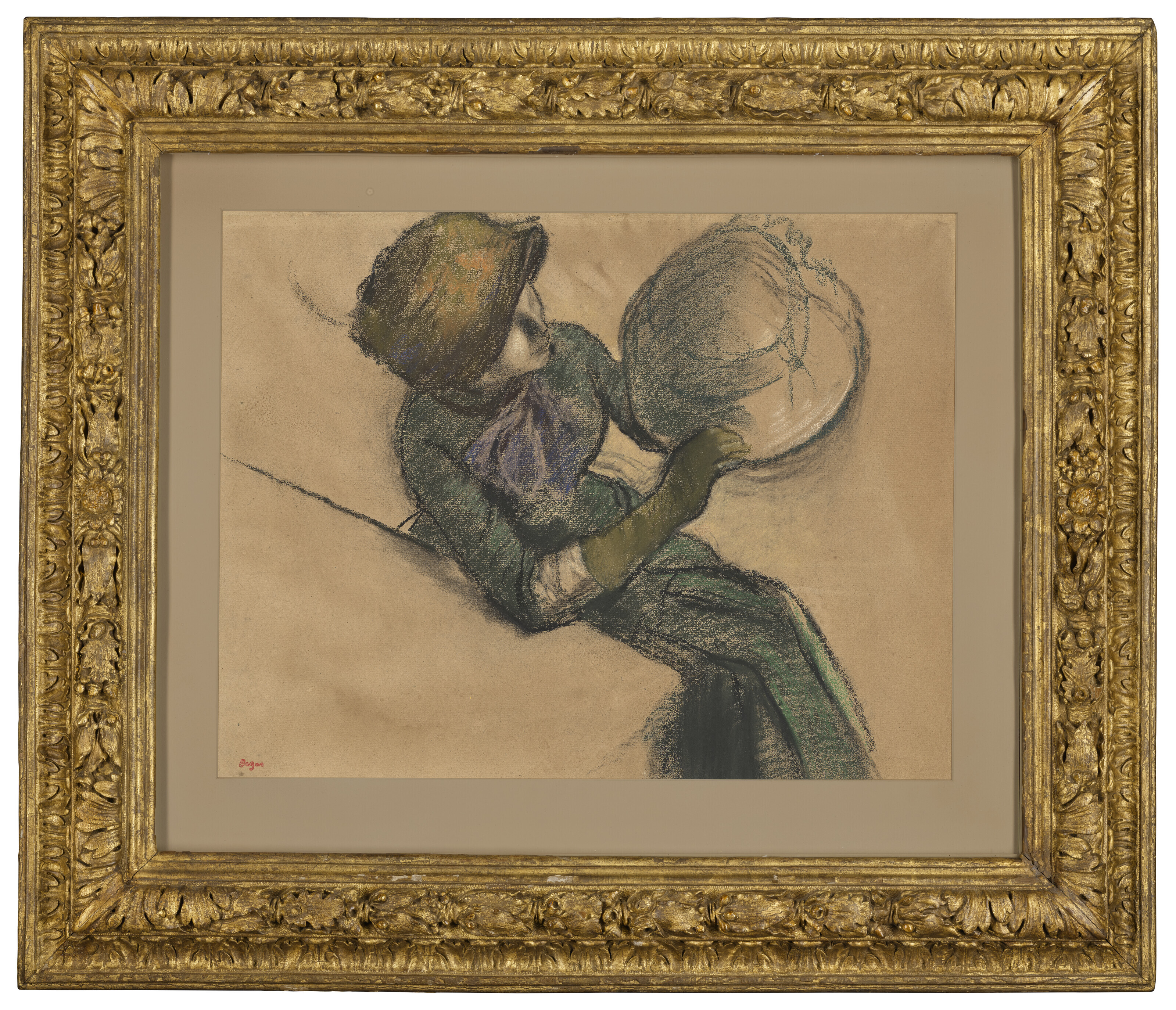 Edgar Degas — Женщина-арендатор во вводной части, изображение 2