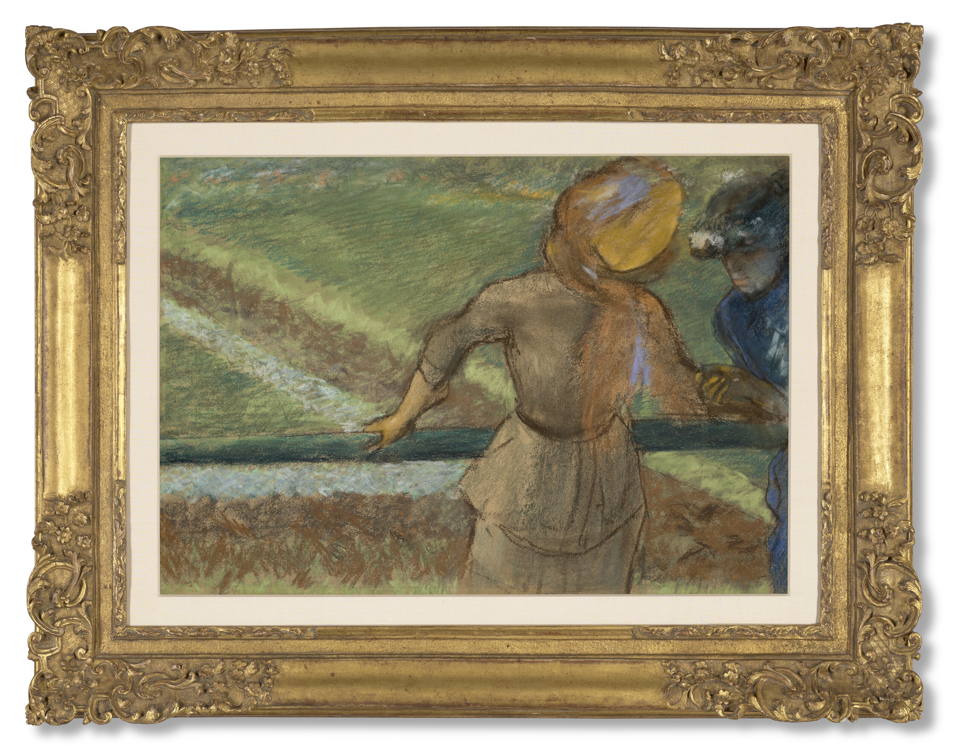 Edgar Degas — Две женщины-причиндалы, изображение 2