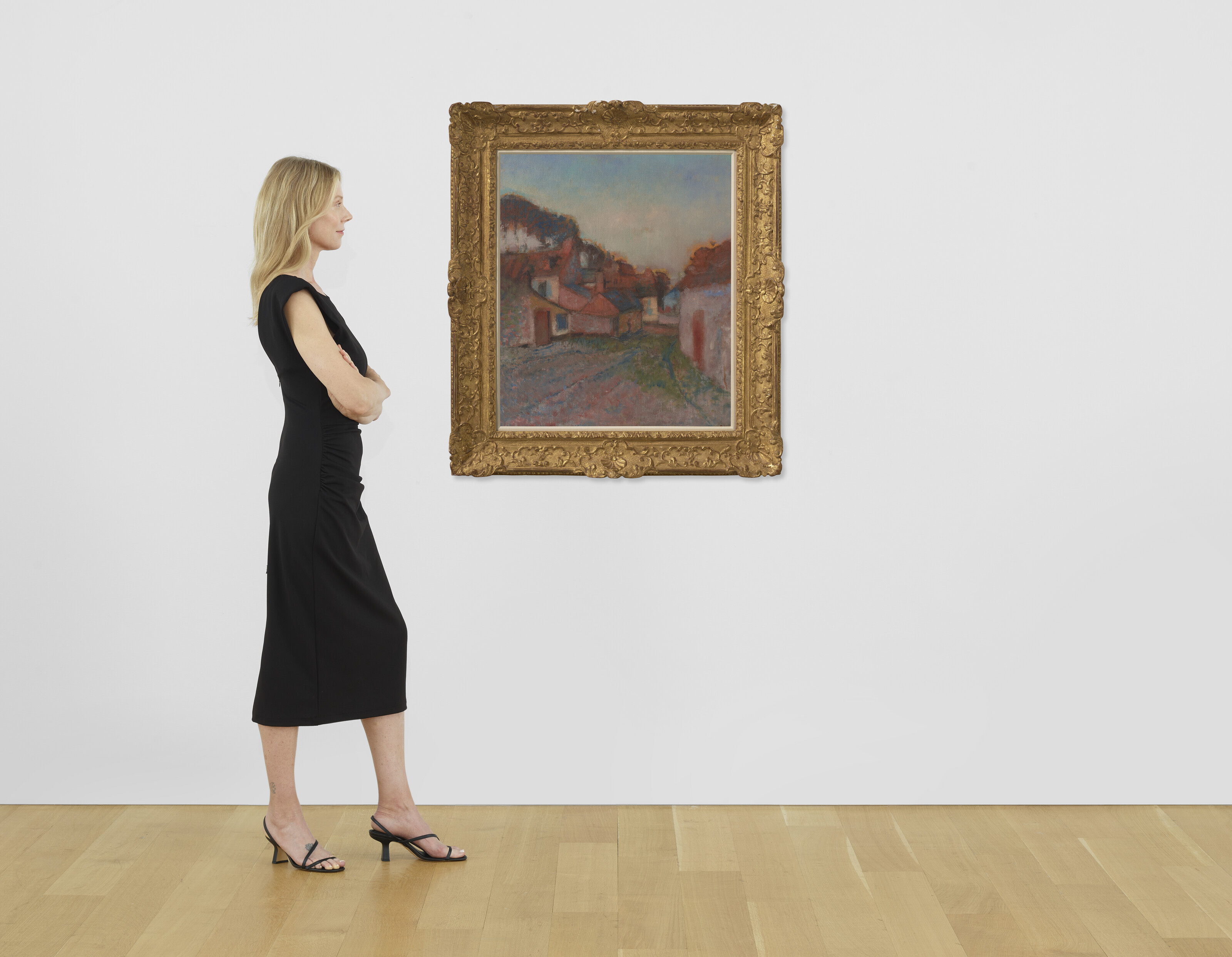 Edgar Degas — Деревенская улица, изображение 4