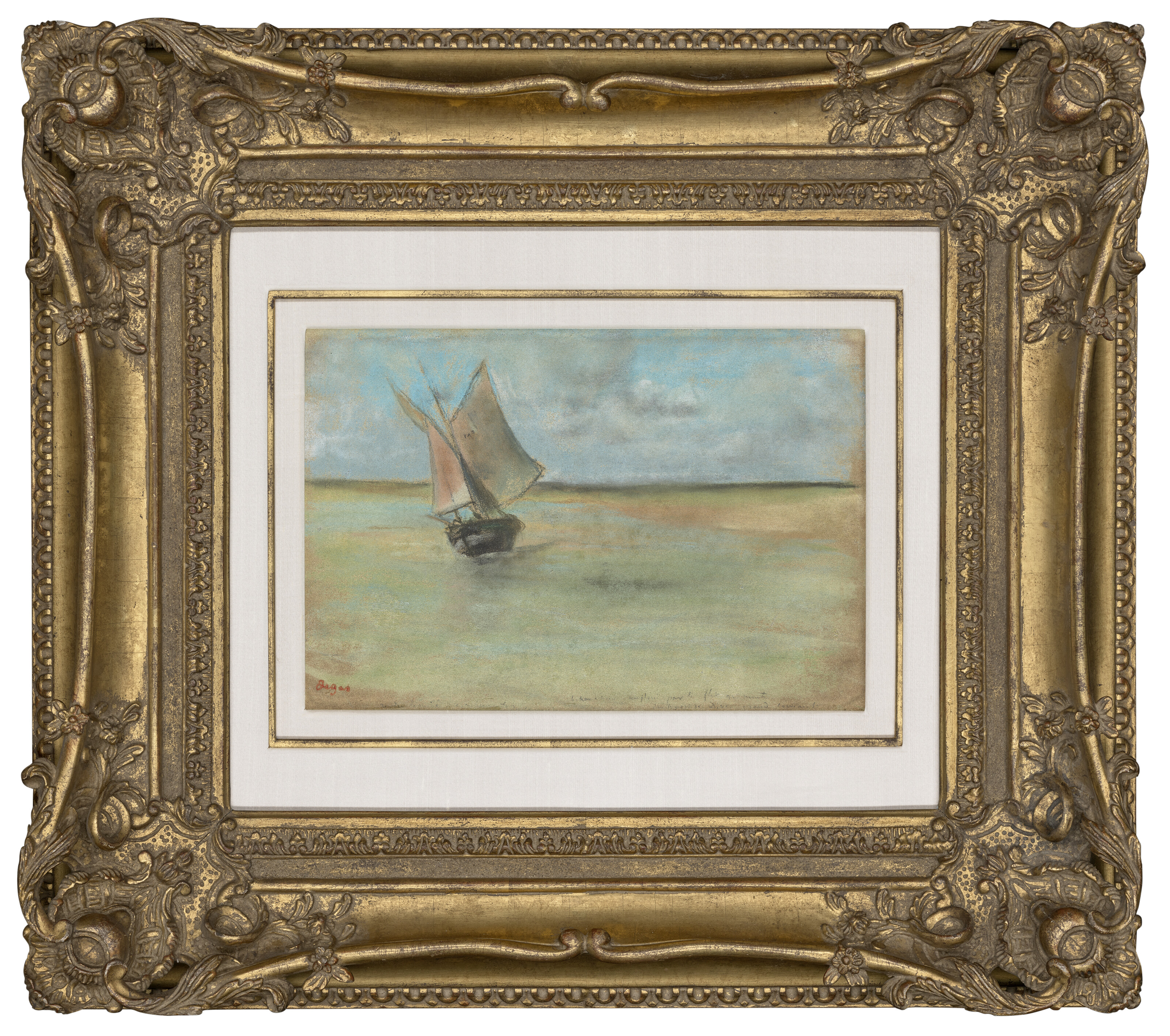 Edgar Degas — Пещерный замок у входа в порт для погружений, изображение 2