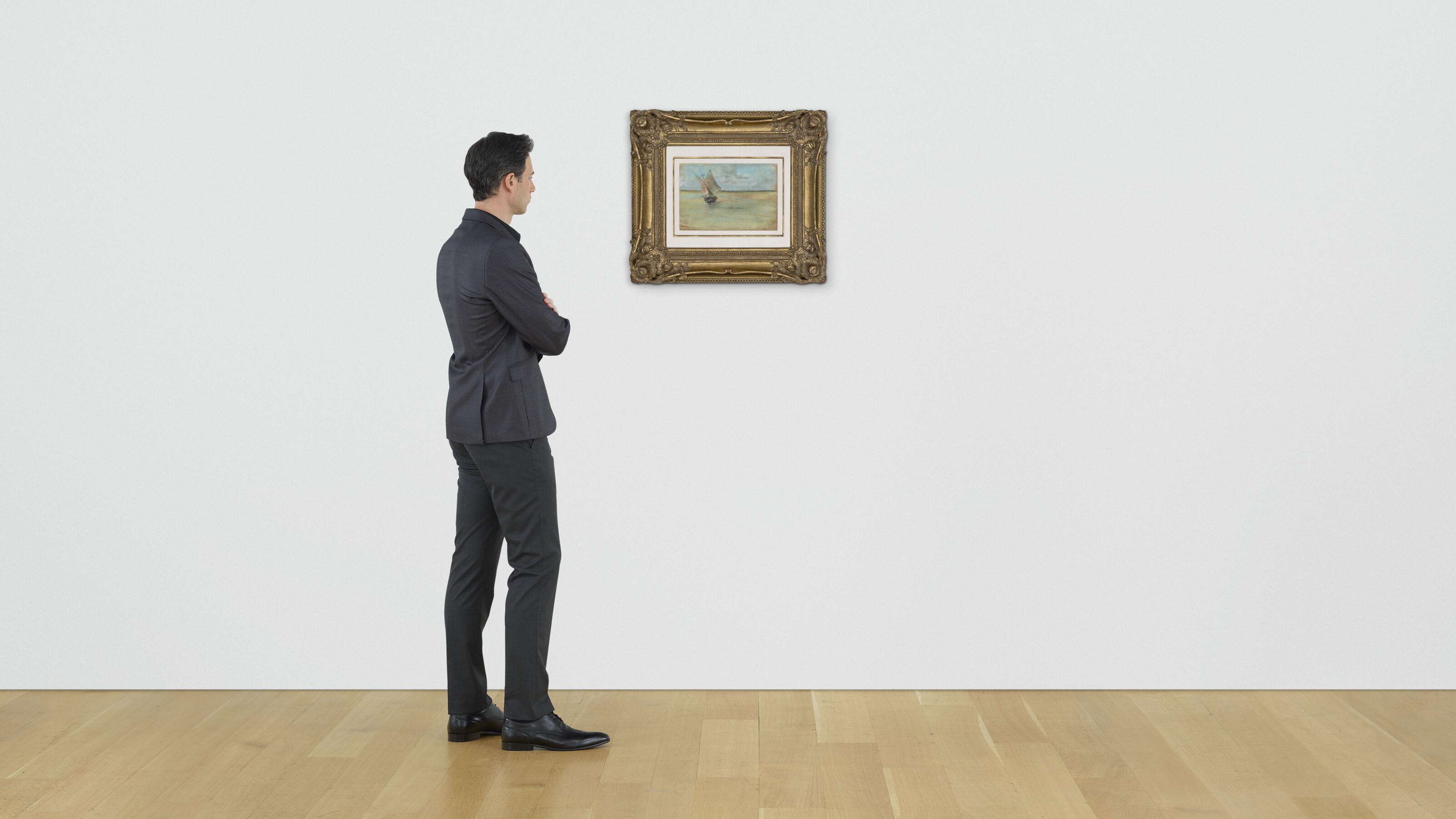 Edgar Degas — Пещерный замок у входа в порт для погружений, изображение 3