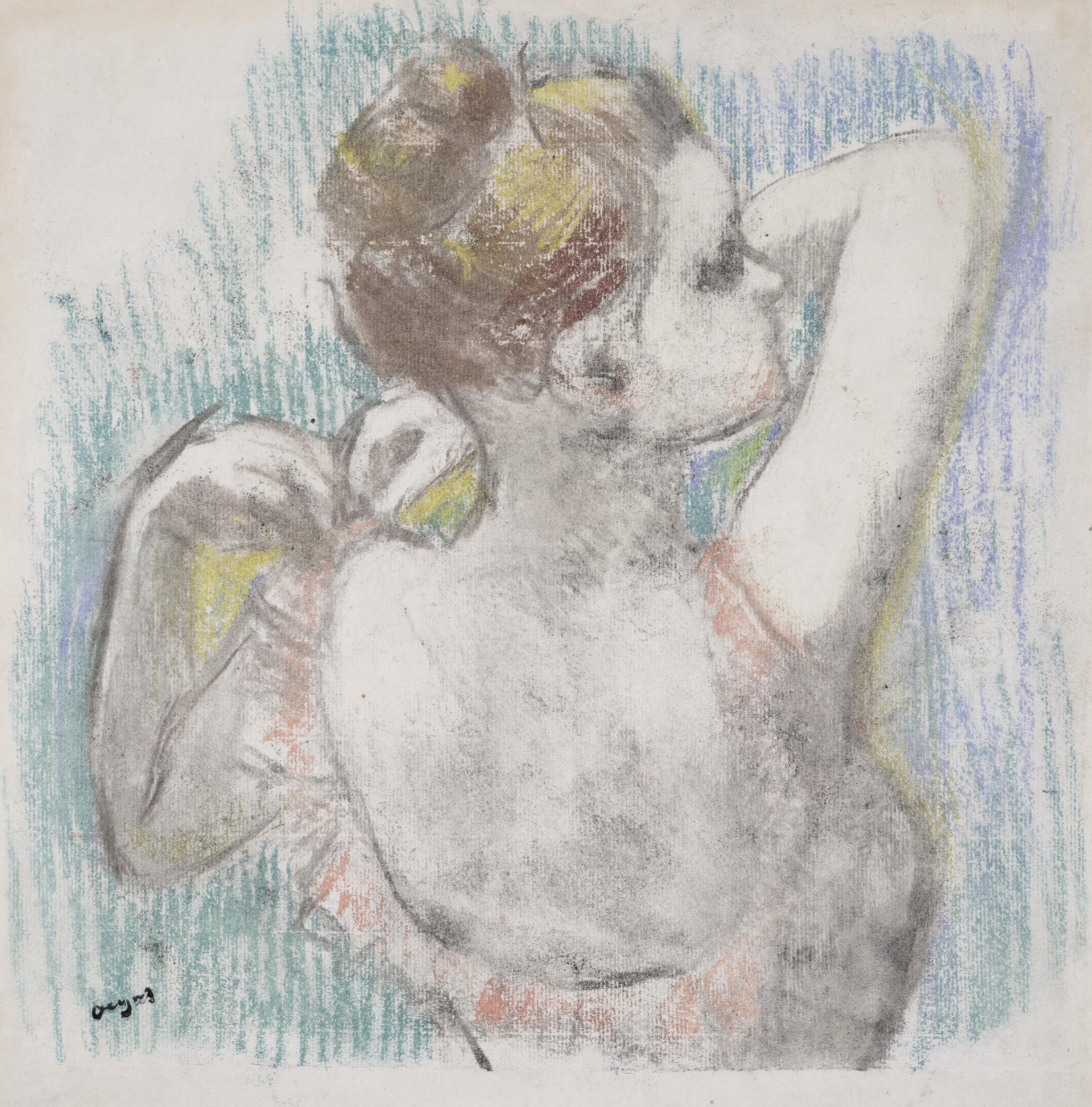 Edgar Degas — Танцовщица, бюст, изображение 1