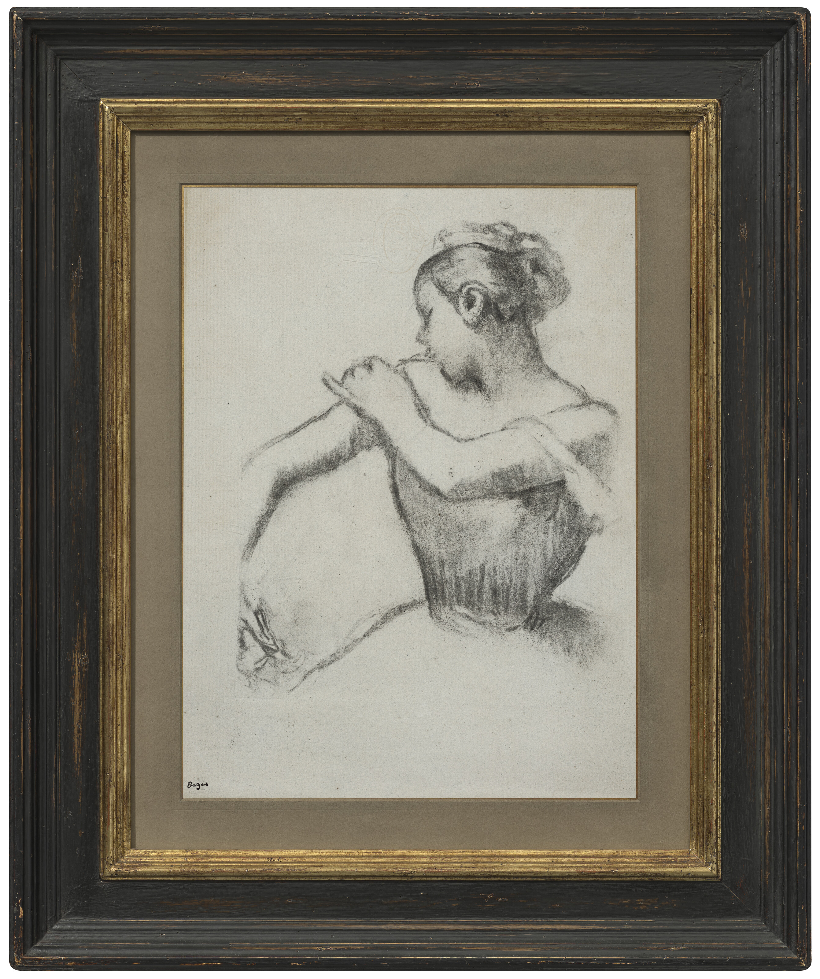 Edgar Degas — Танцовщица (Бюст), изображение 2
