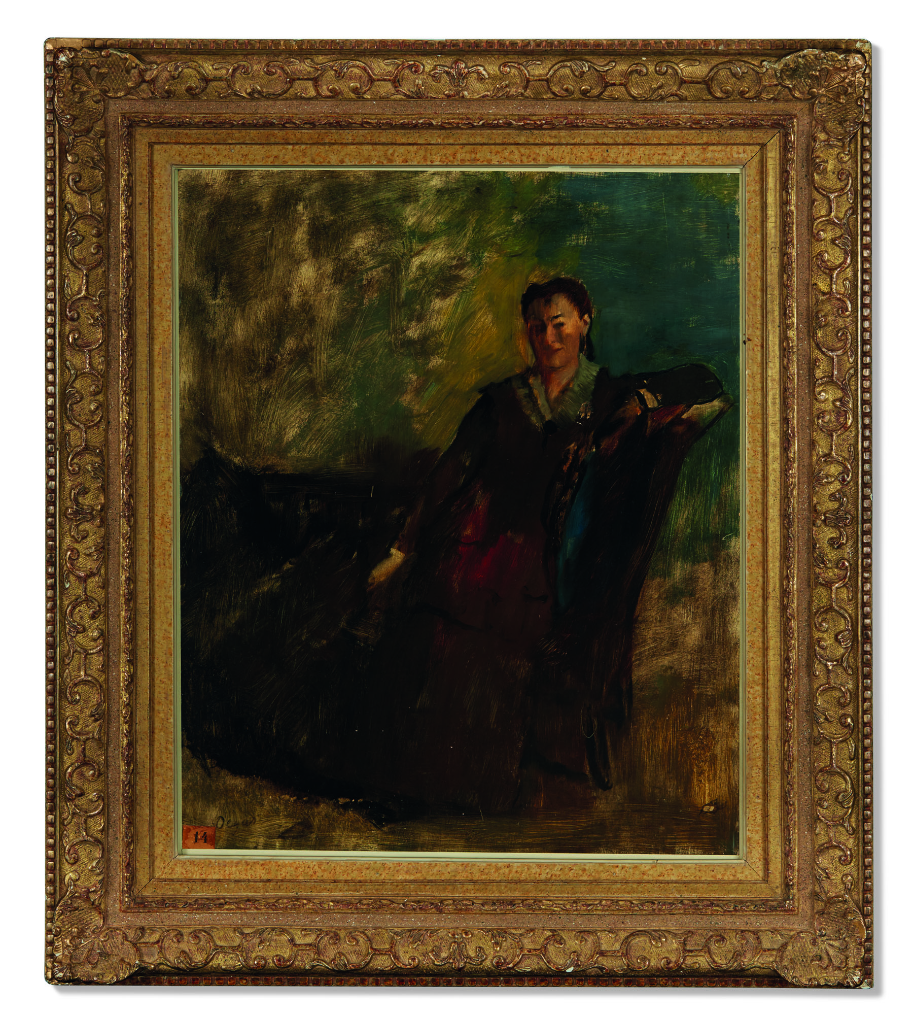 Edgar Degas — Женская поза на канапе, изображение 2