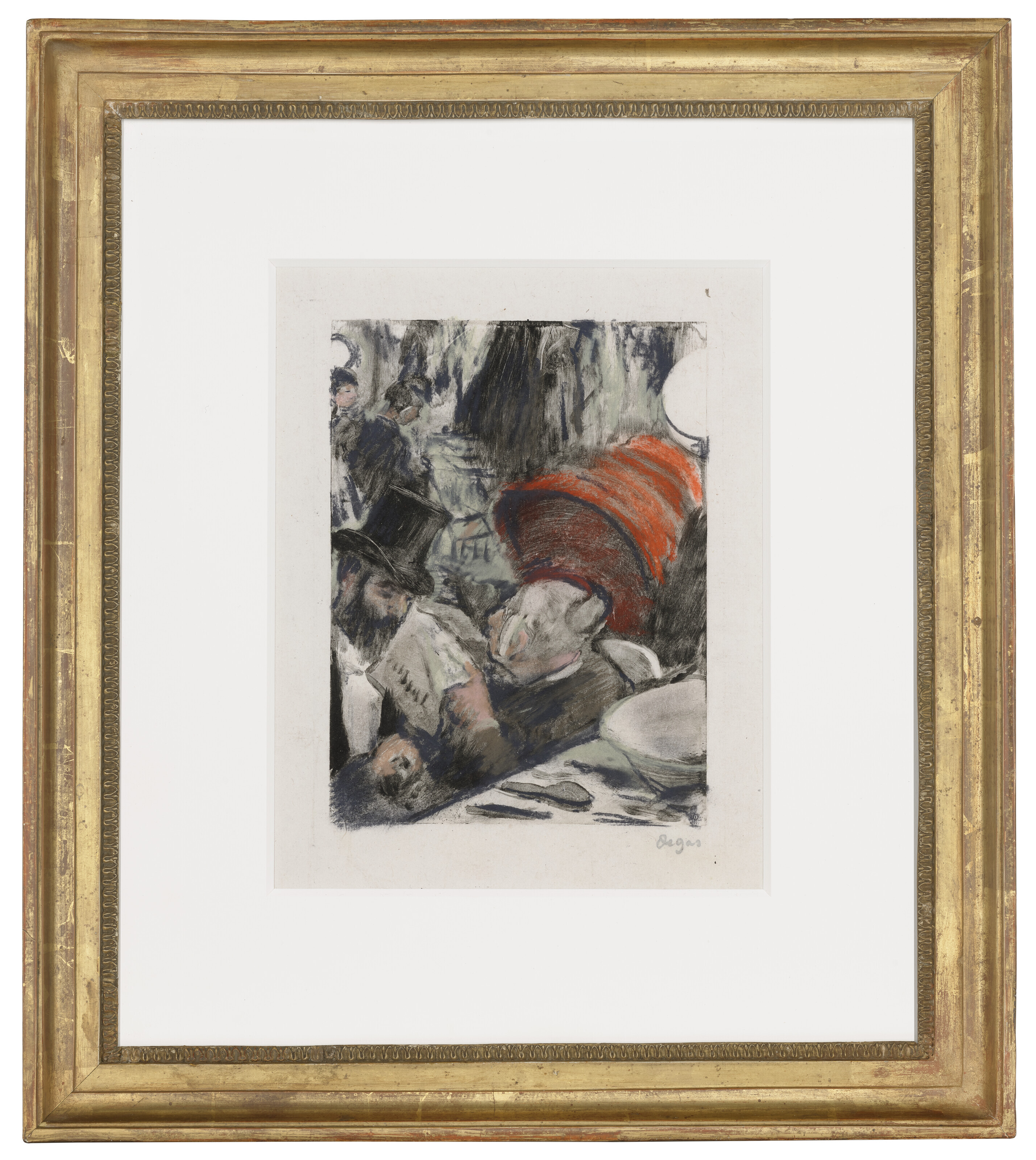 Edgar Degas — Людовик Галеви - мадам кардинал в танце лож, изображение 4