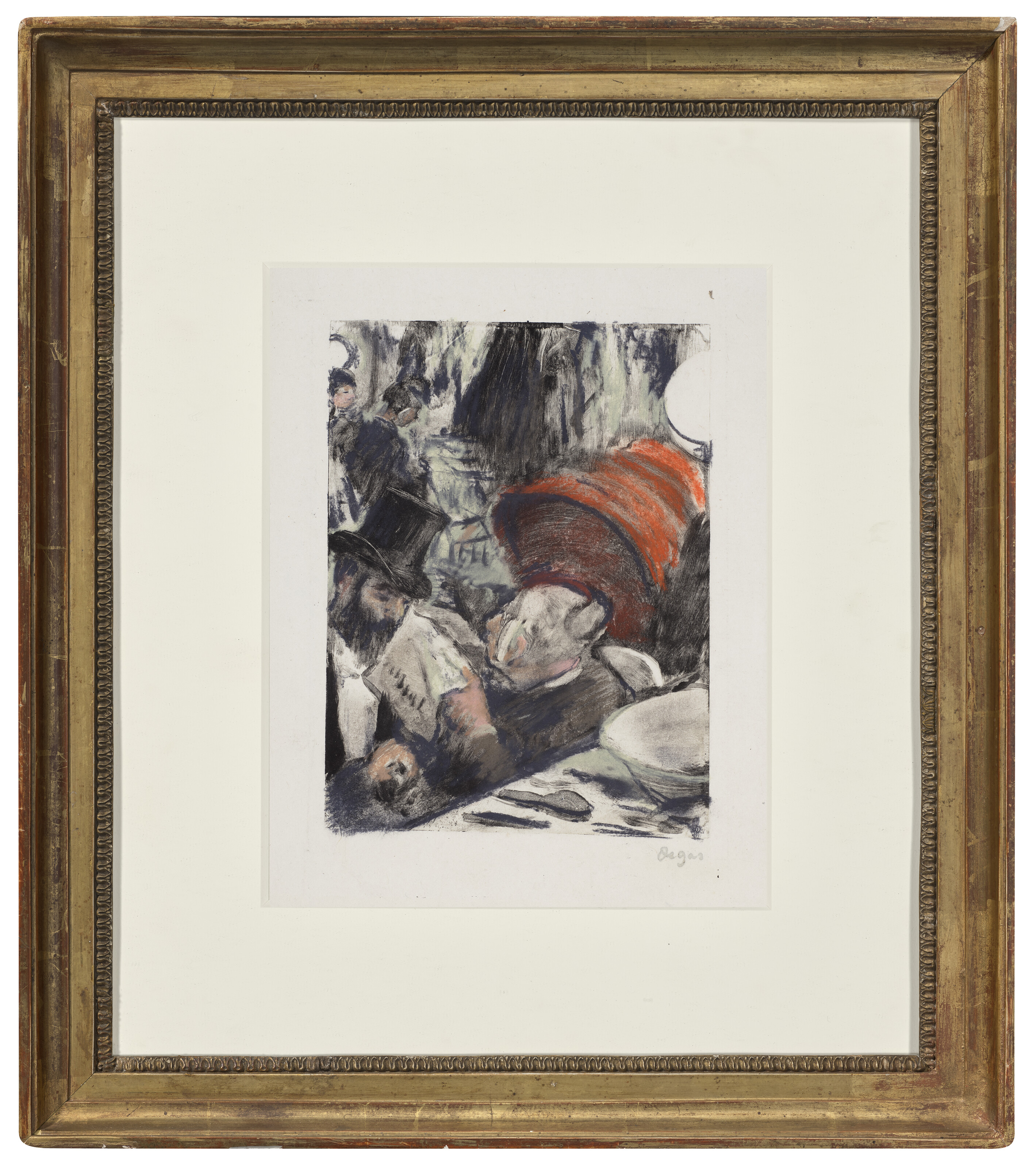 Edgar Degas — Людовик Галеви - мадам кардинал в танце лож, изображение 3