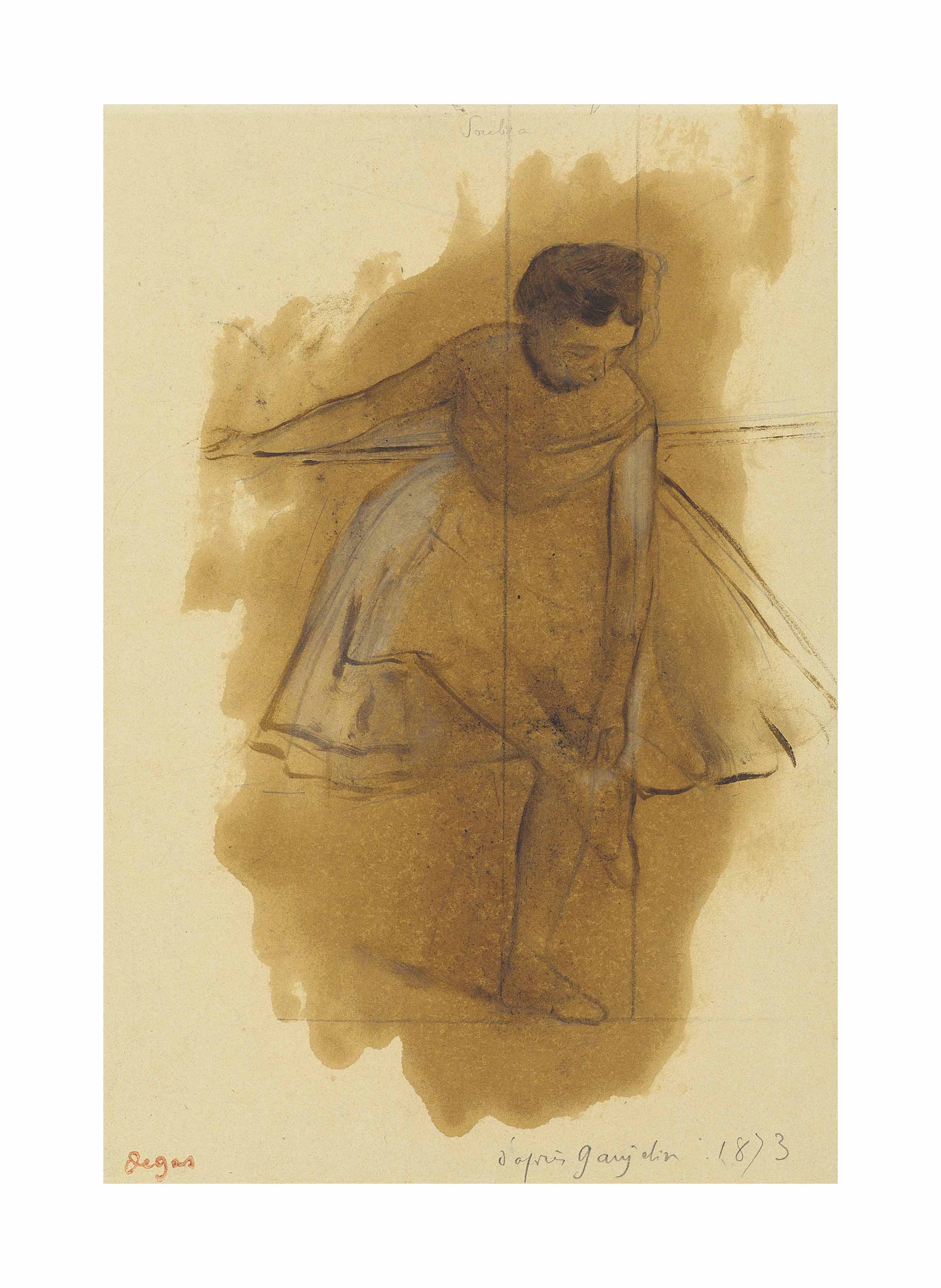 Edgar Degas — Танцовщица, вернувшая сына Шоссона