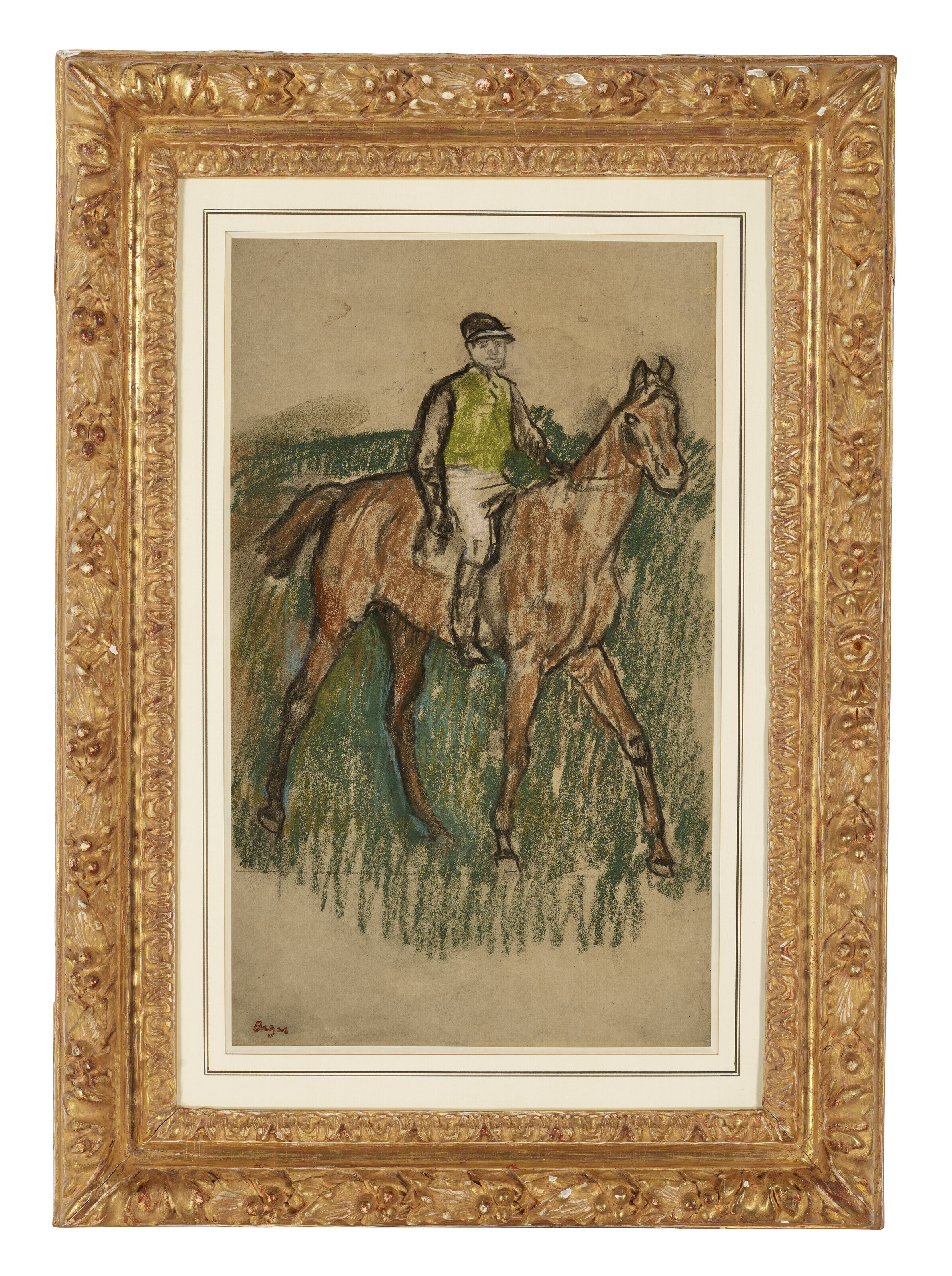Edgar Degas — Жокей на коне, изображение 2