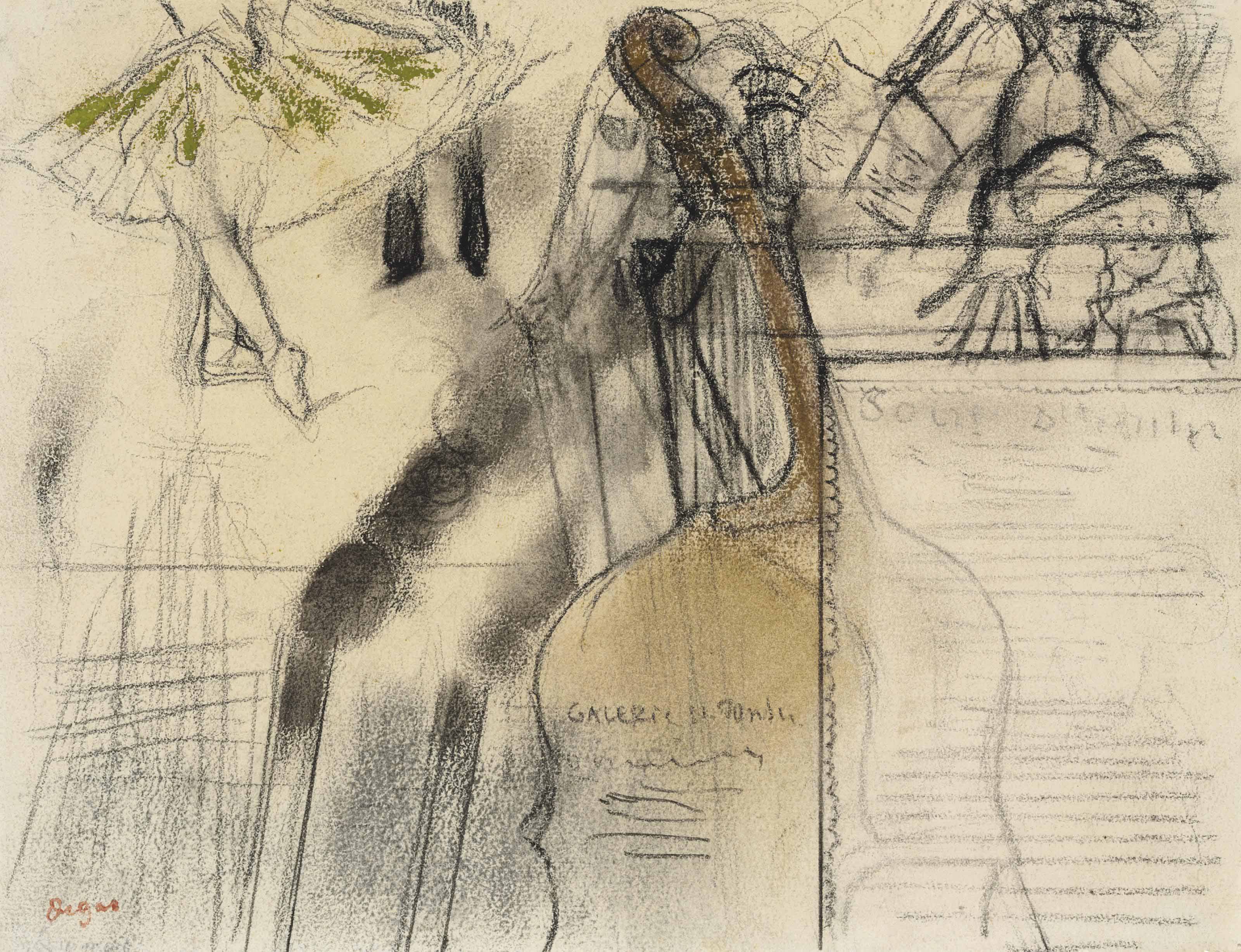 Edgar Degas — Программа художественного вечера 15 мая 1884 года (Галерея Понсен)