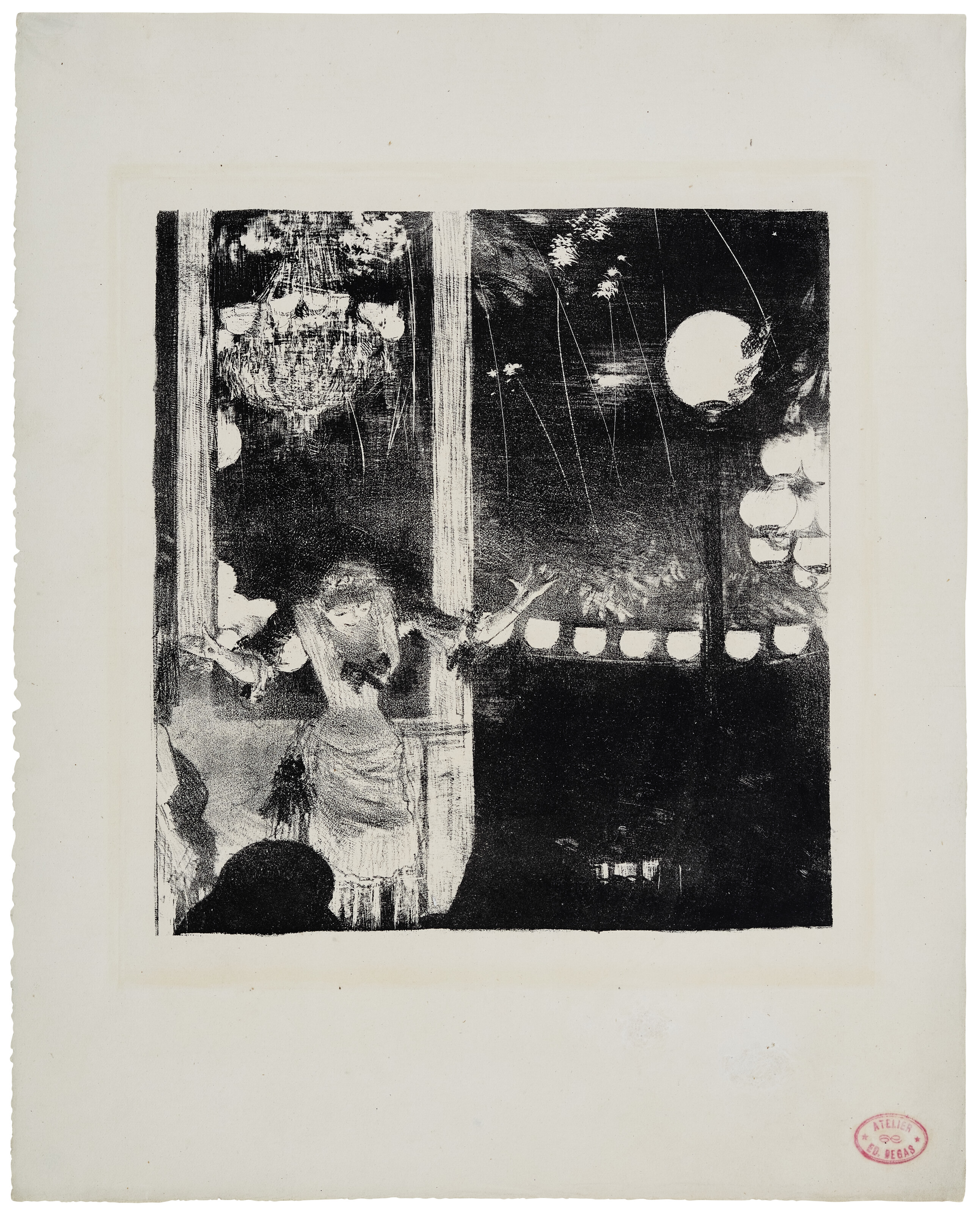 Edgar Degas — Мадемуазель Бекат для послов, изображение 3